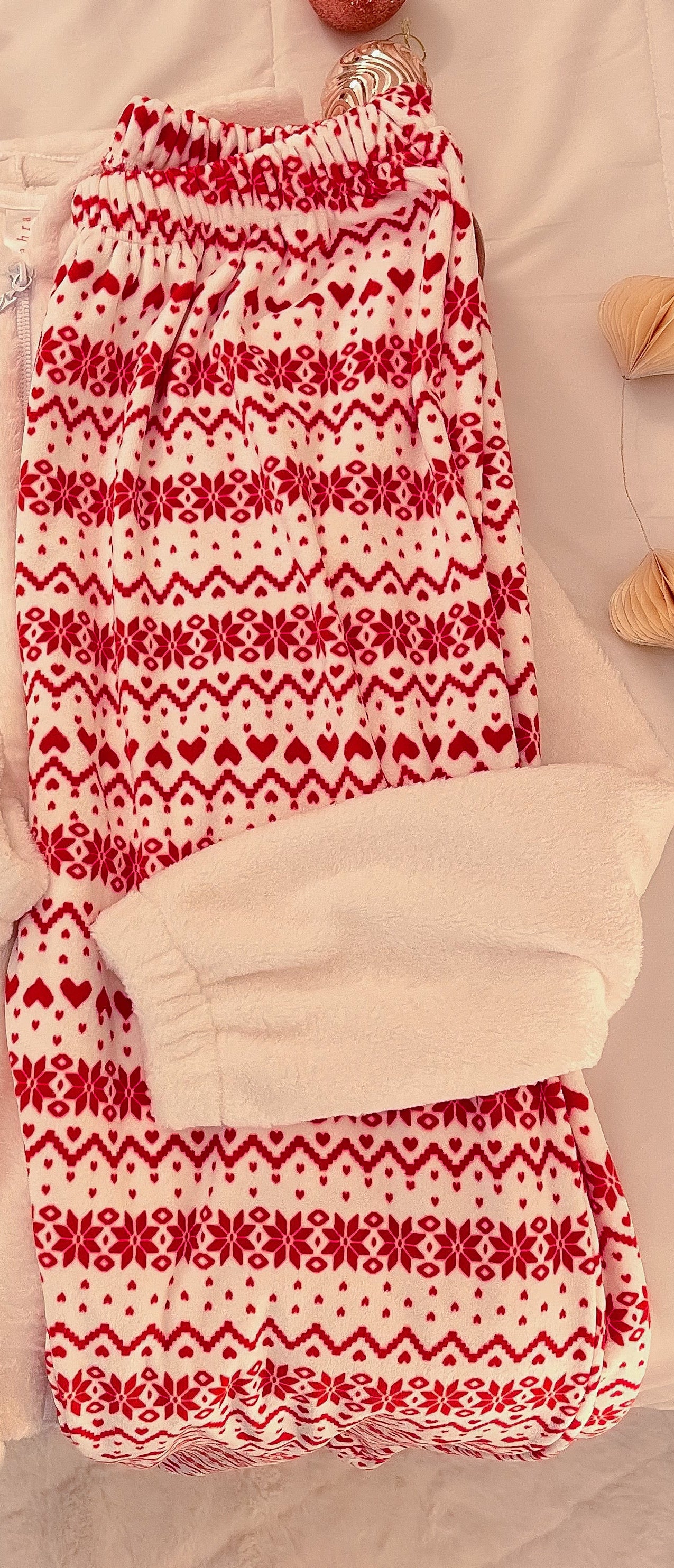 White Christmas Pants