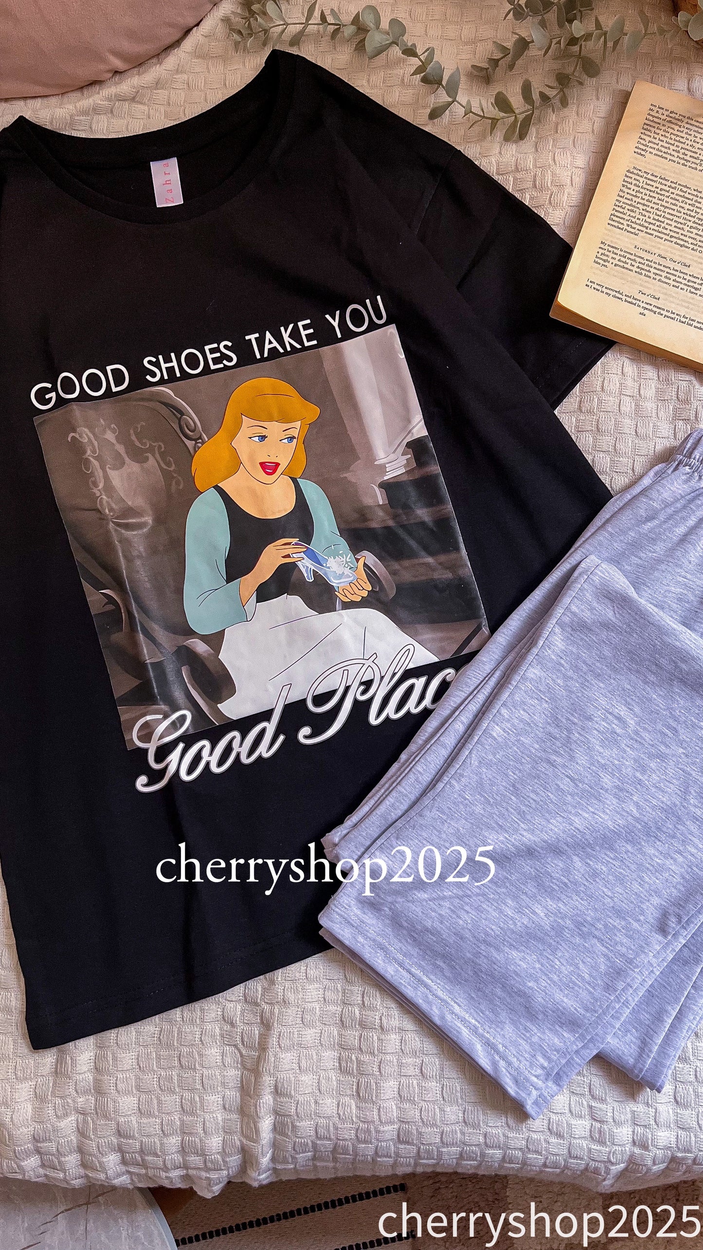 Cinderella’s Shoes Pj بيجامة نص كم