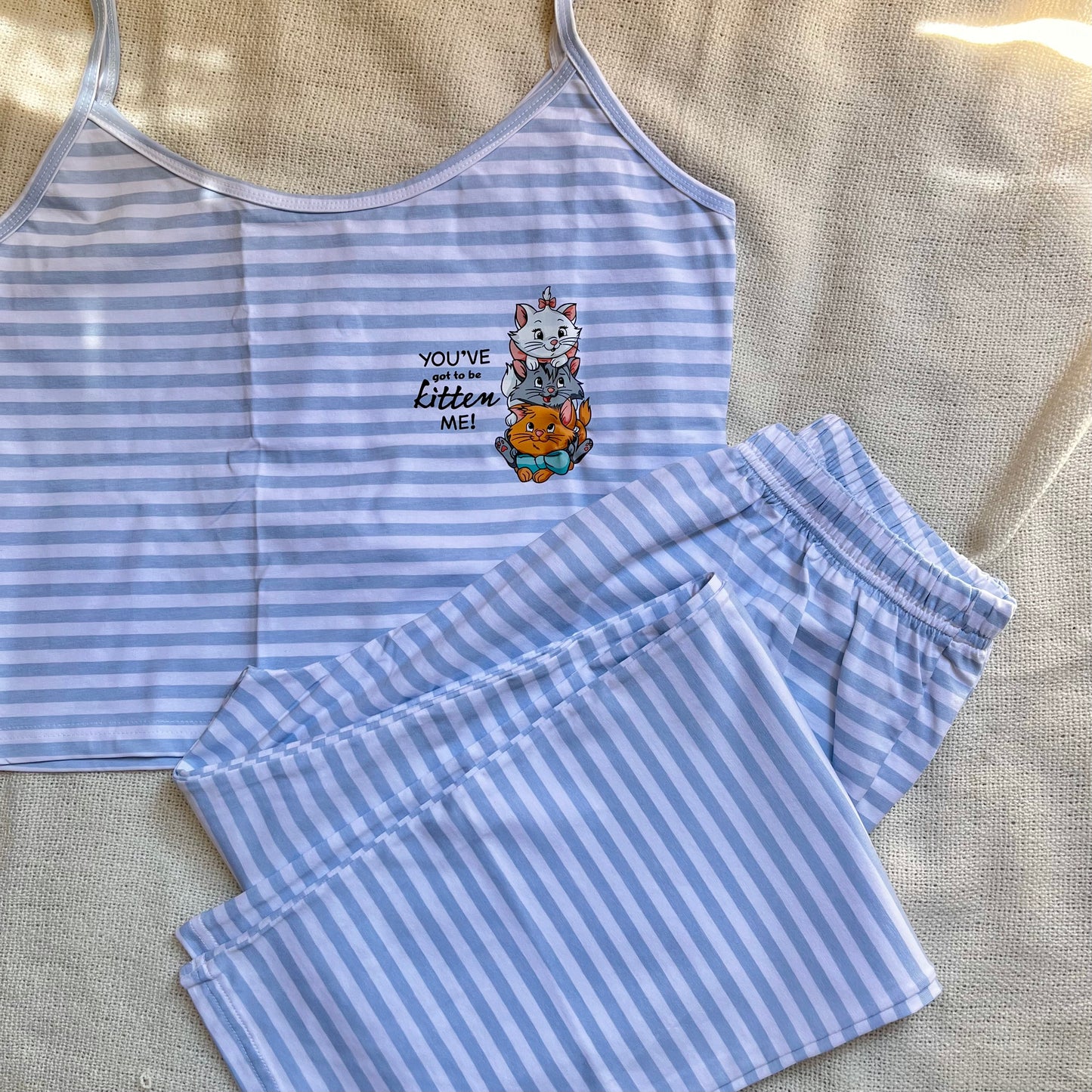 Kitten pants Pjبيجاما بنطلون و حمالة