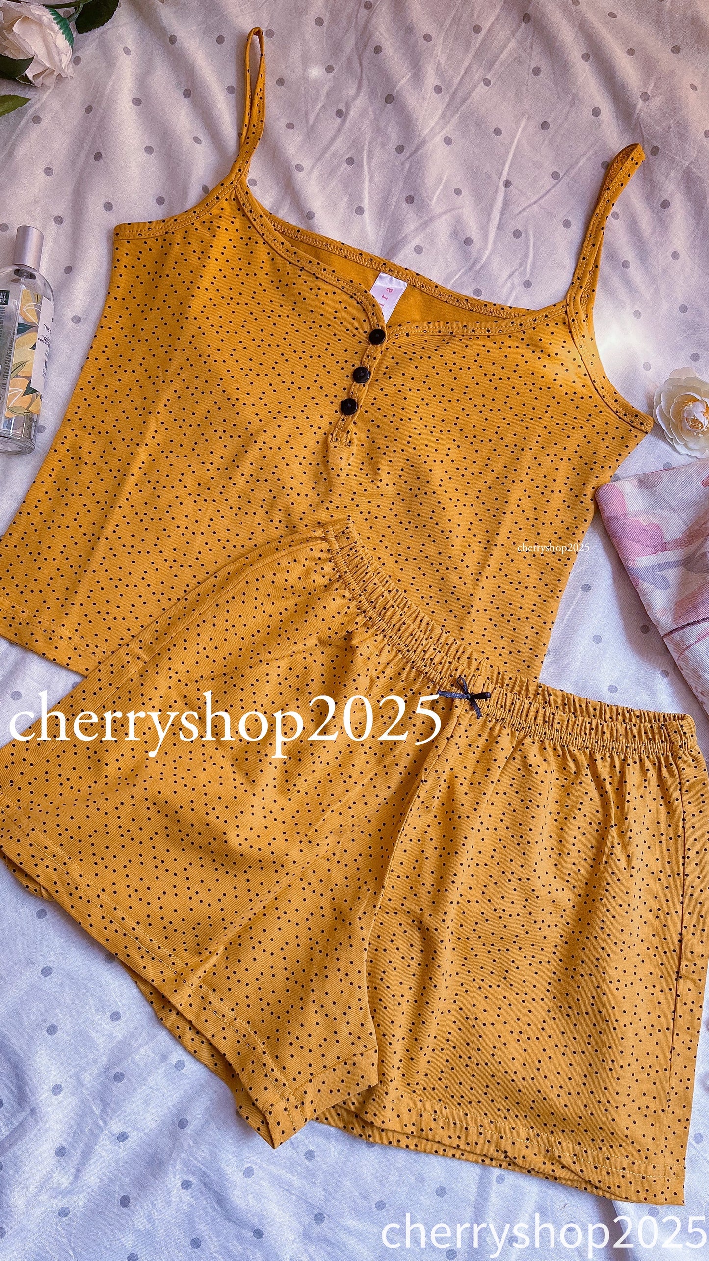 Yellow Dotted Set