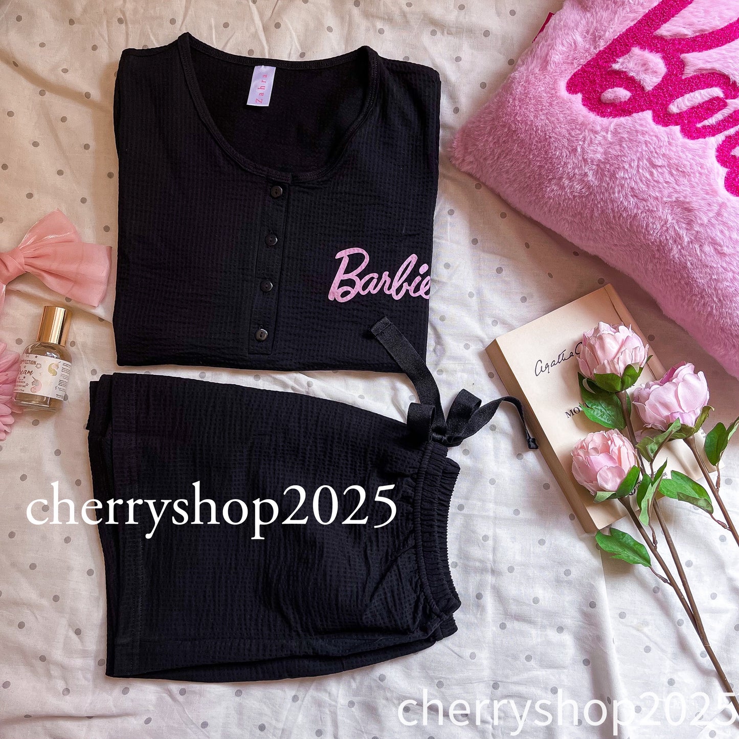 Barbie Short Pj Black