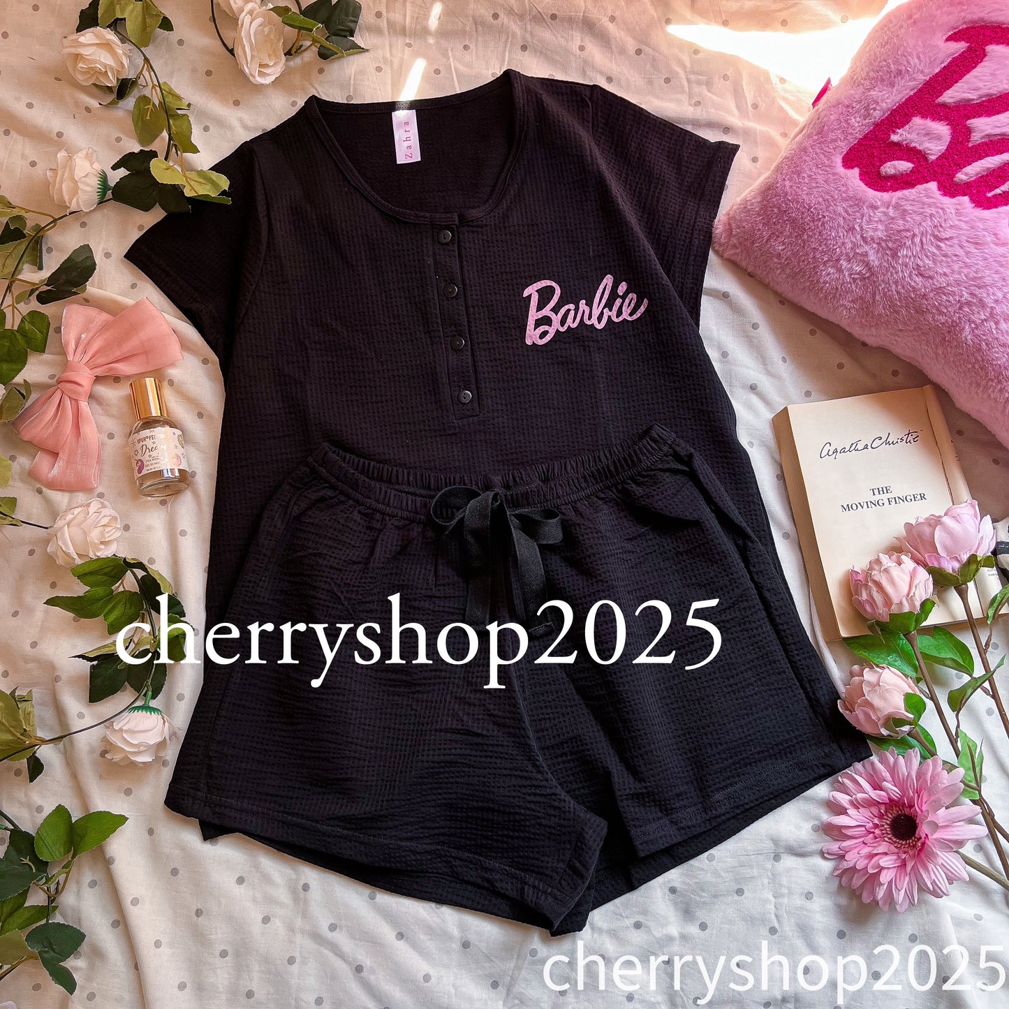 Barbie Short Pj Black