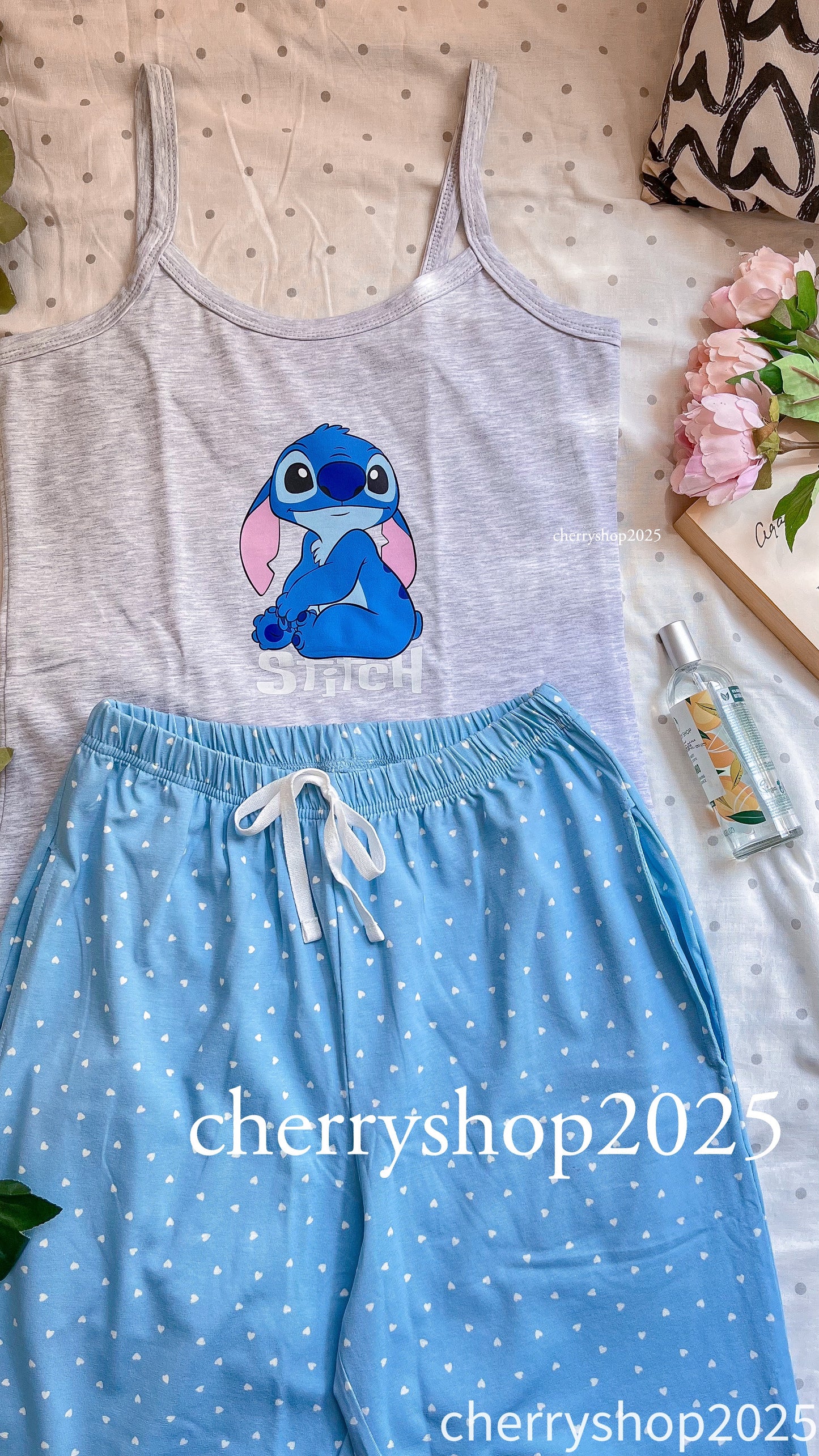 Stitch Blue Hearts Pj