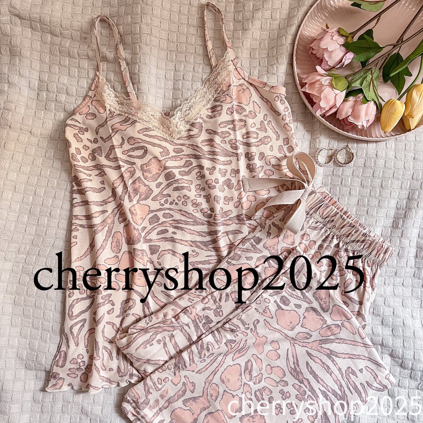 Biege Leopard Pj