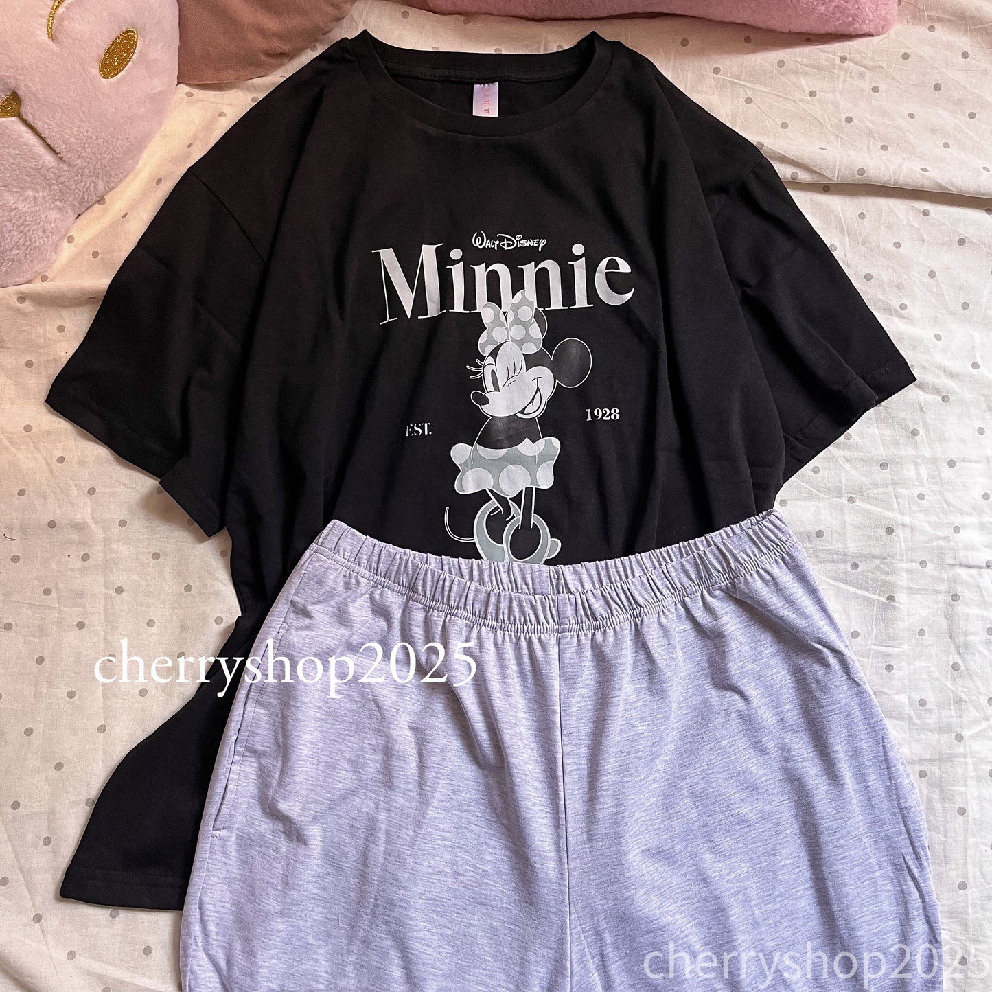 Oversize Minnie Mouse T-Shirt Pajamas