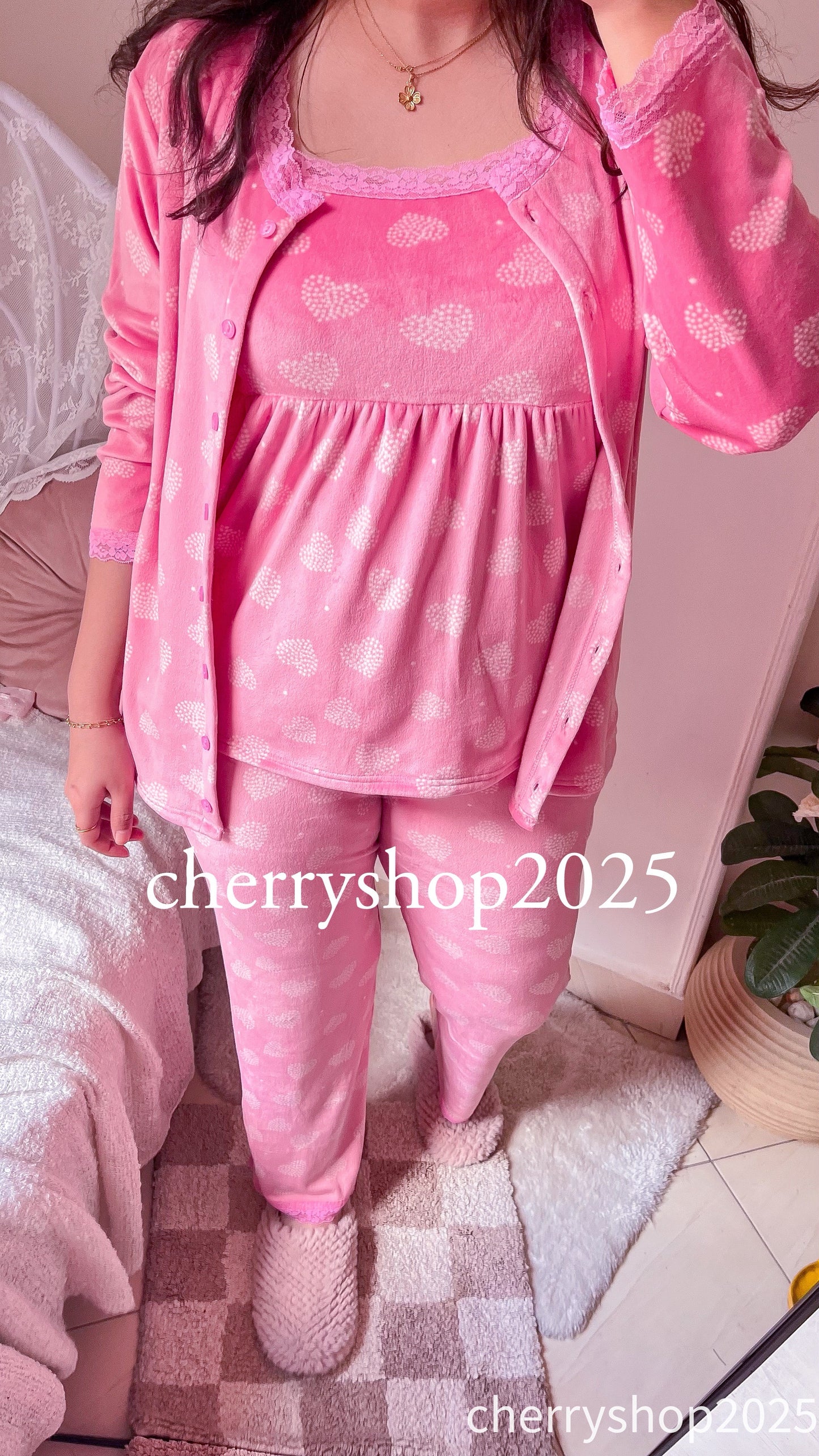 Barbie set pj - Fushia