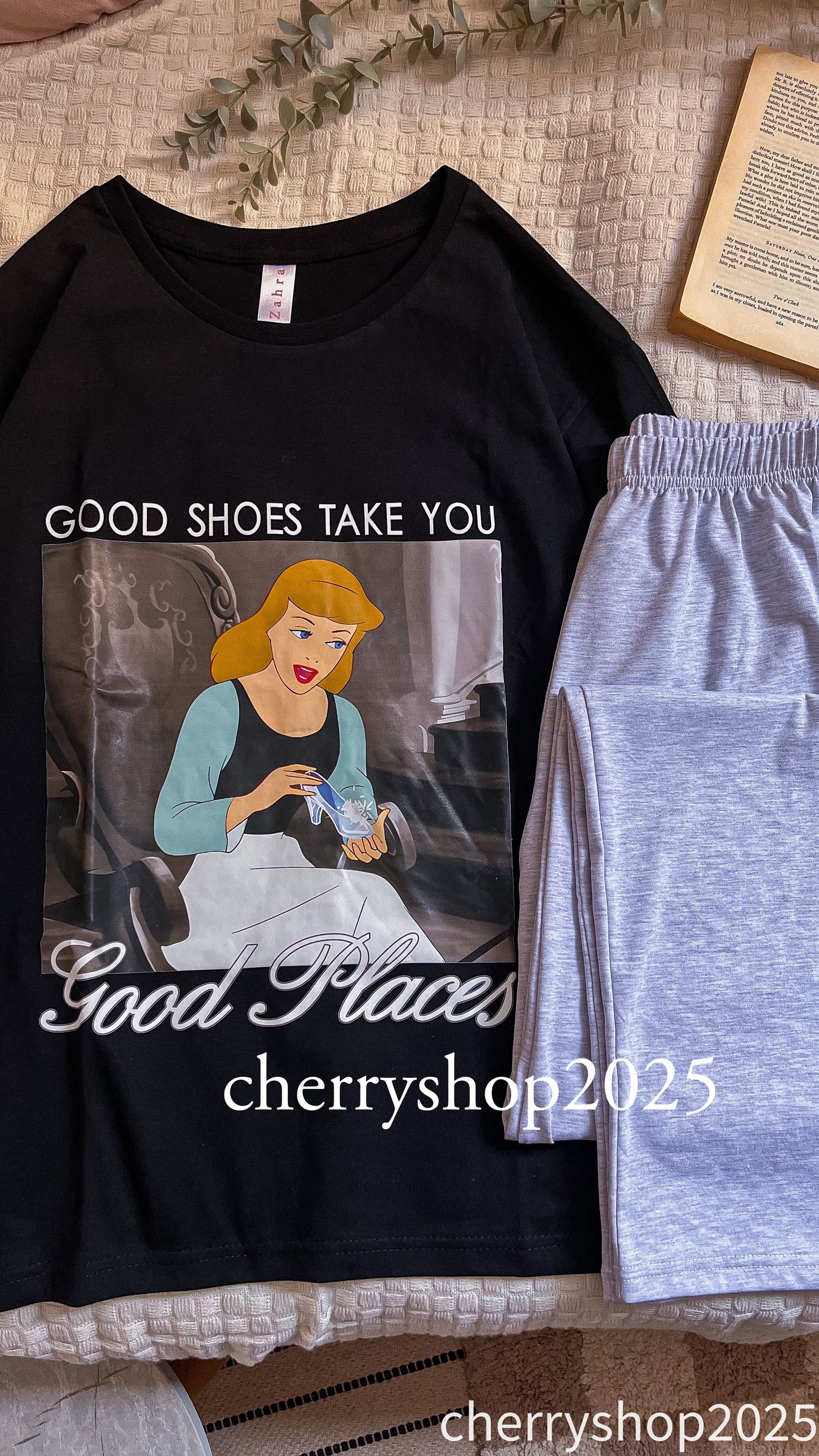 Cinderella’s Shoes Pj بيجامة نص كم