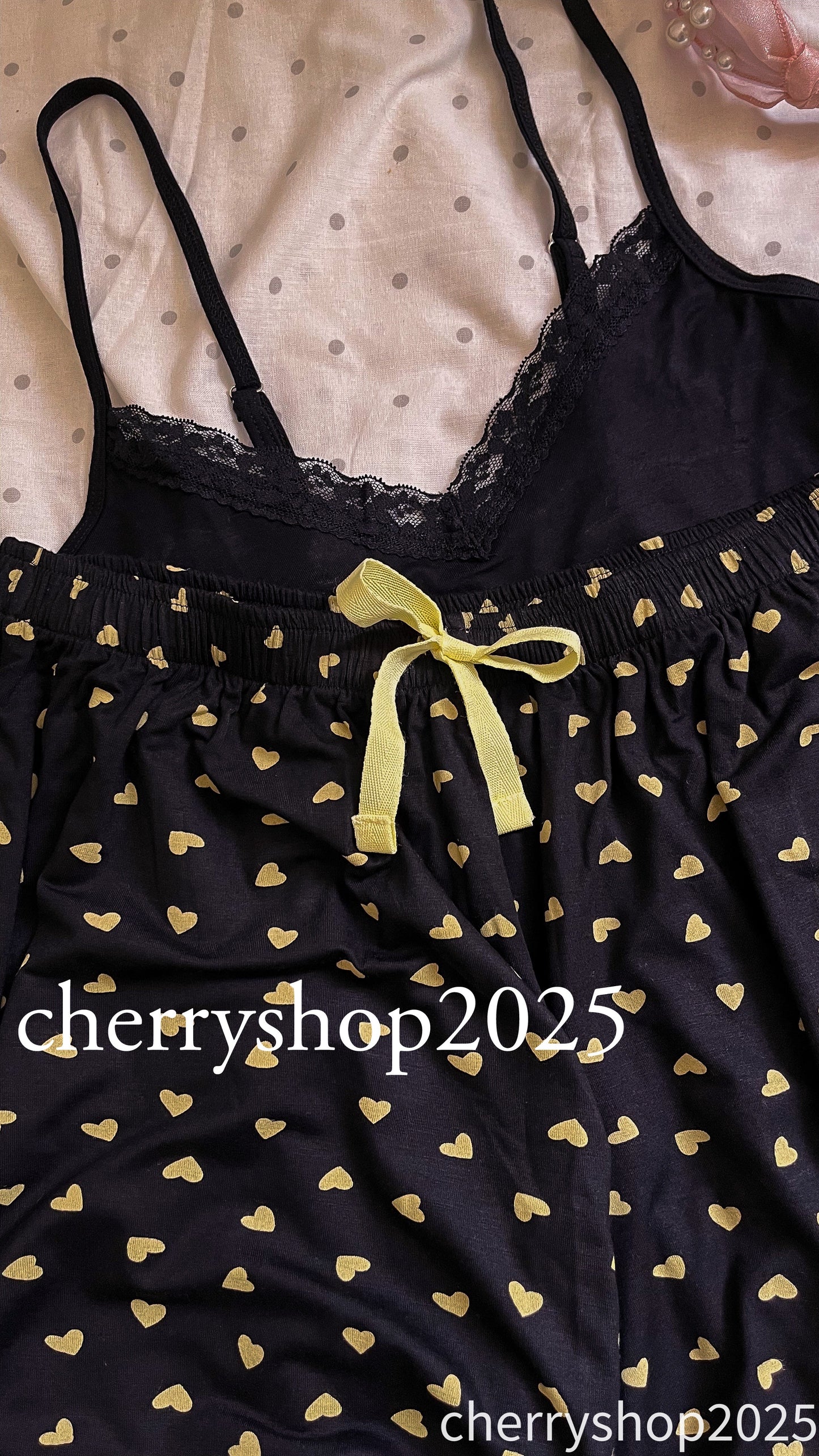 Yellow Hearts Pjs