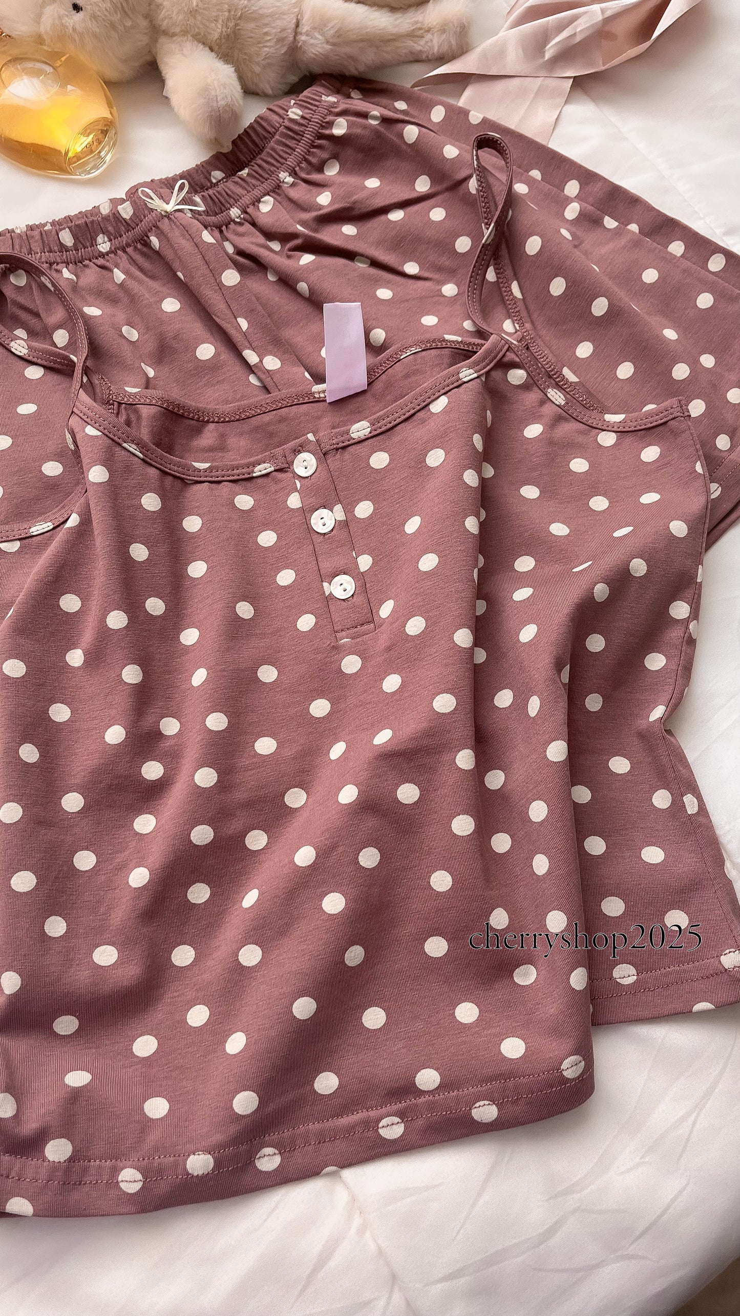 Chocolate Dots Short Pj