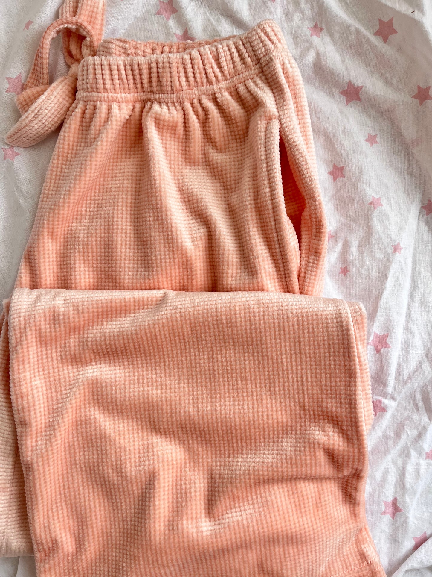 بنطلون قطيفة بجيب Wide leg