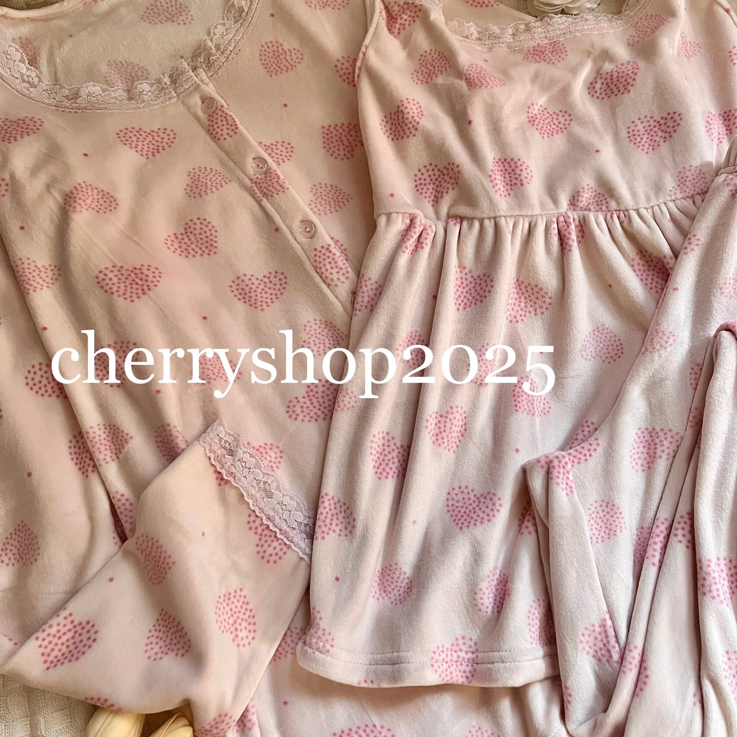 Barbie set pj - Light Rose