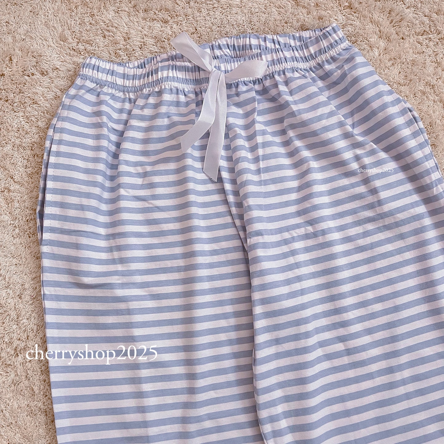 بنطلون قطن Blue Stripped