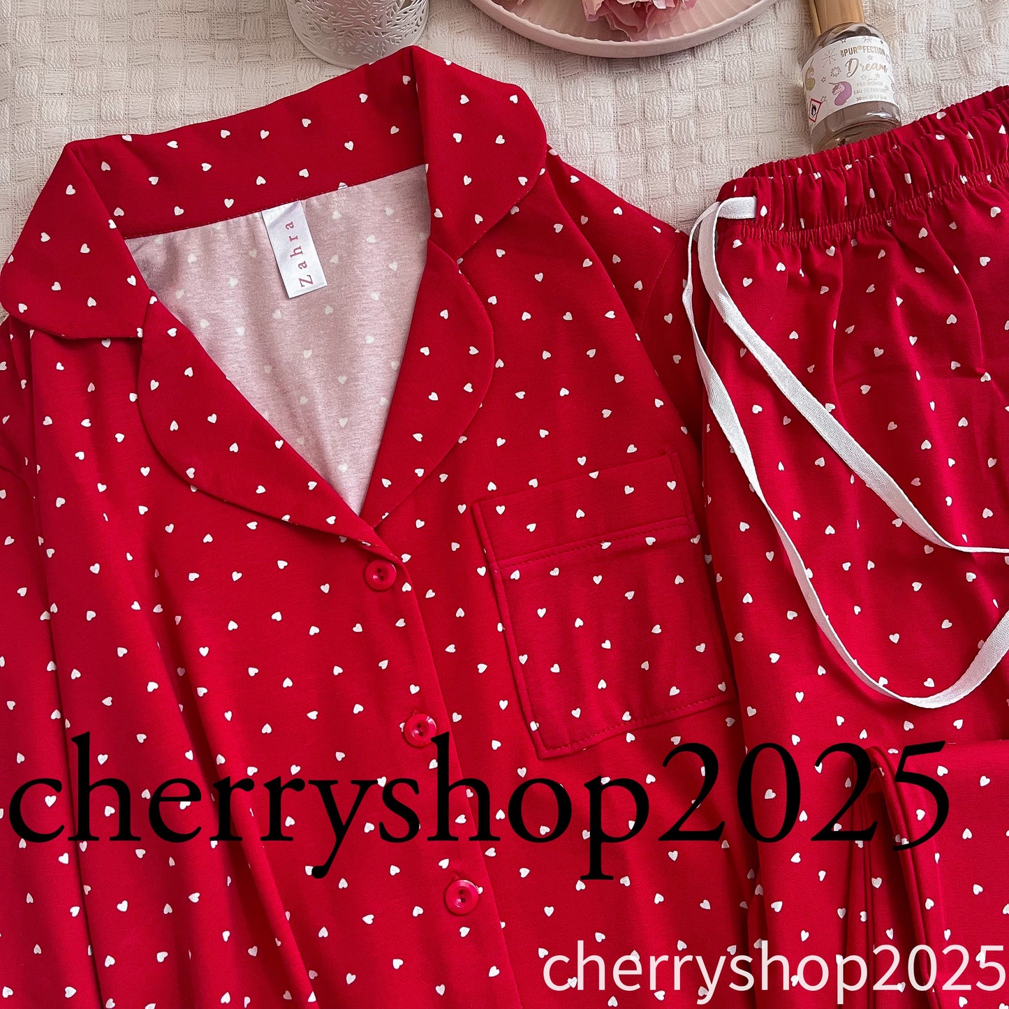 Red Mini Hearts PJ