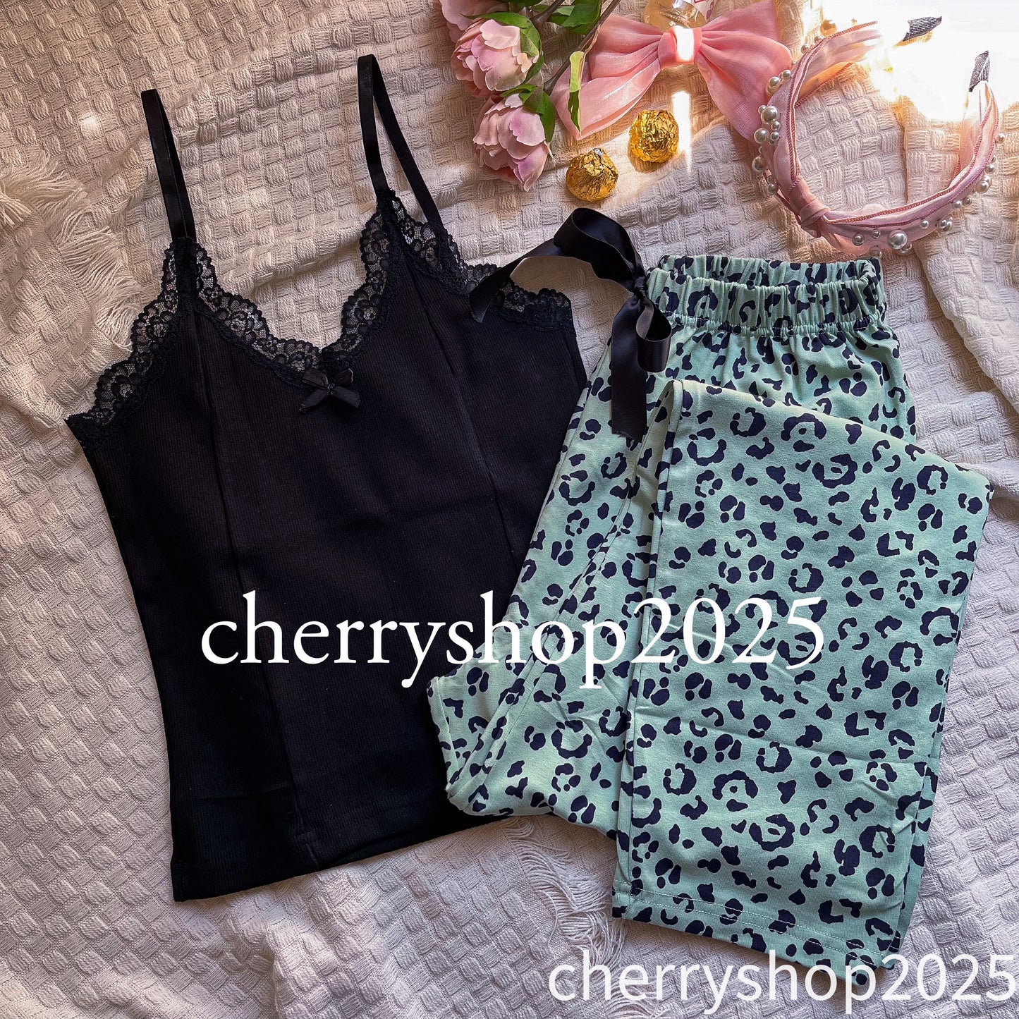 Green Leopard Set