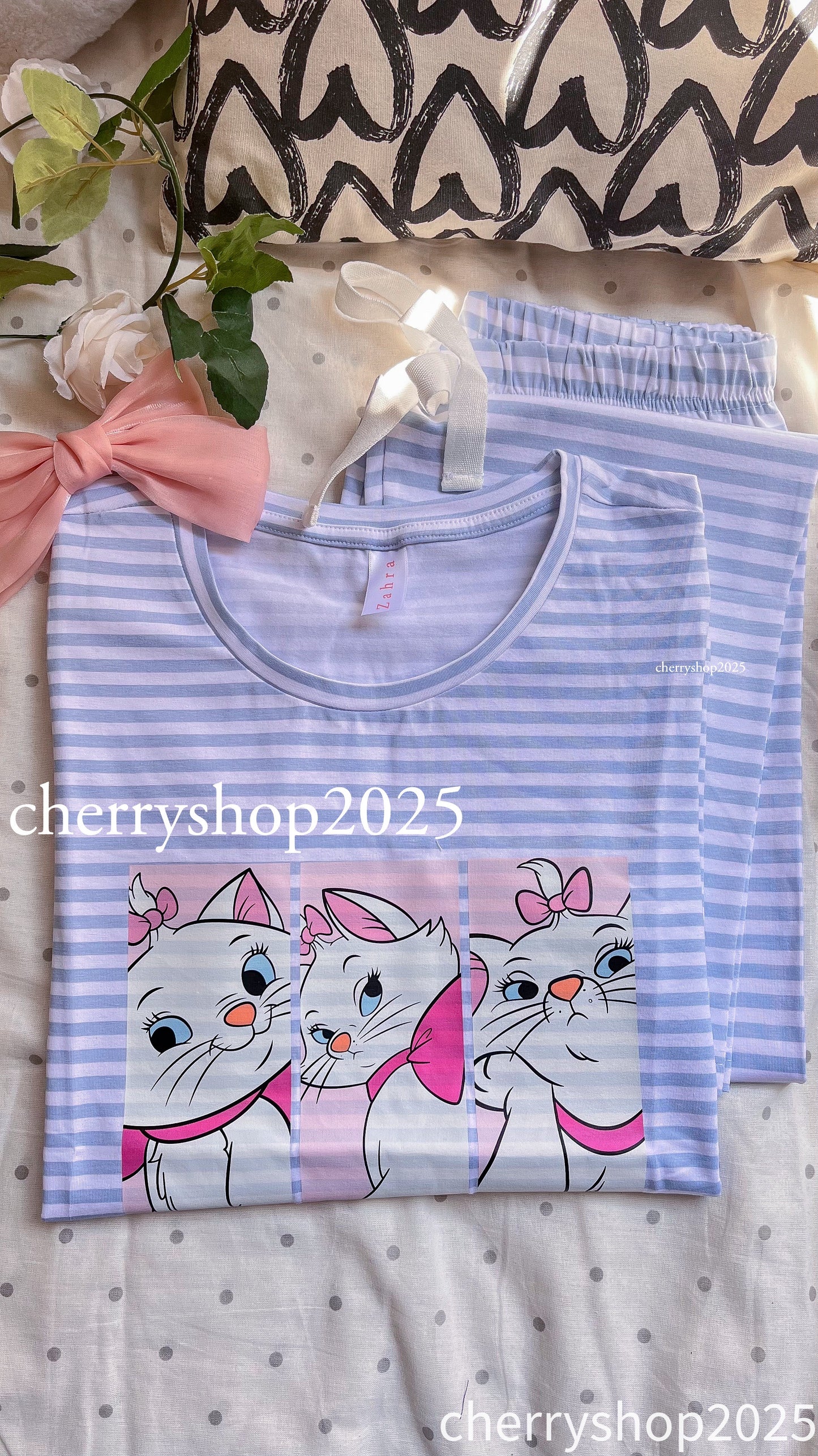 MARIE PJ بيجامة نص كم