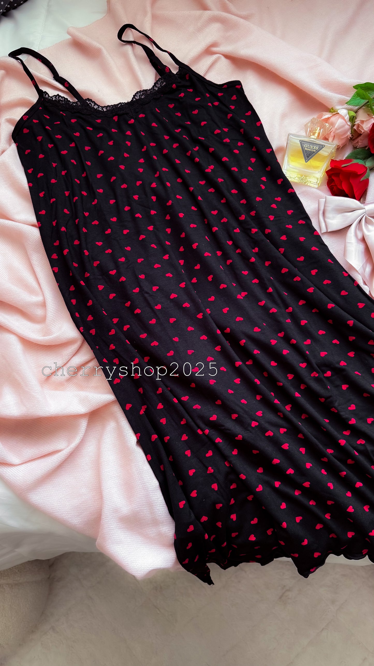 Red Love Night Slip