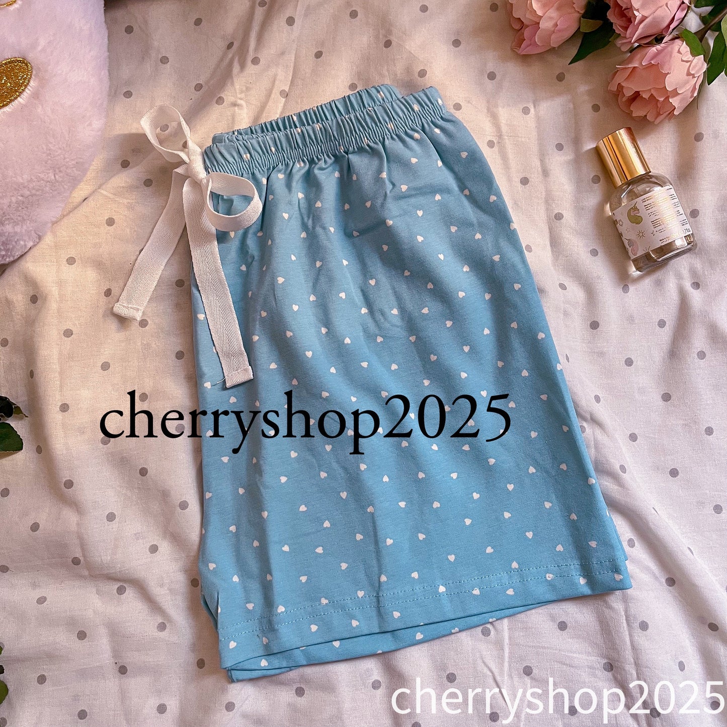 Blue Hearts Shorts
