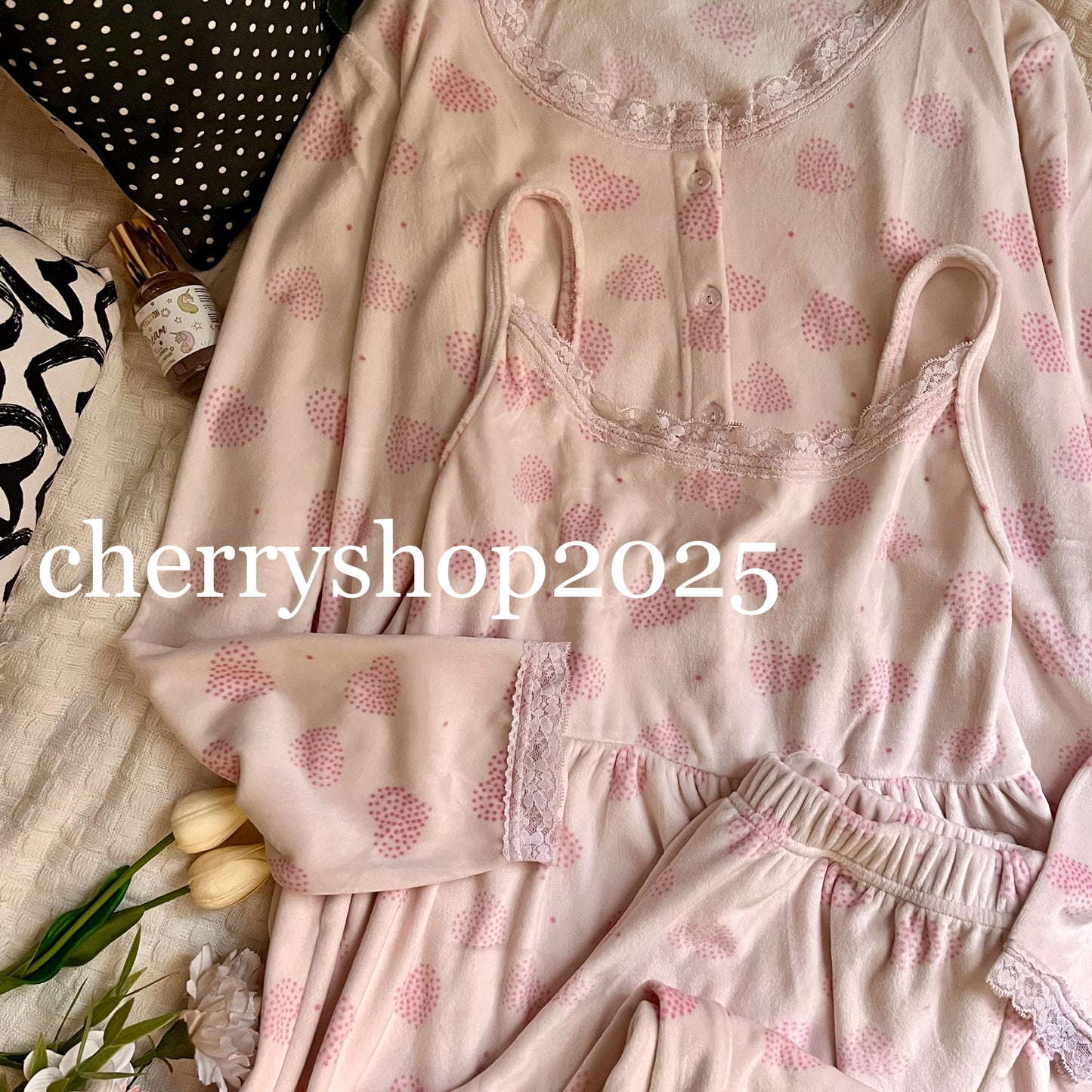 Barbie set pj - Light Rose