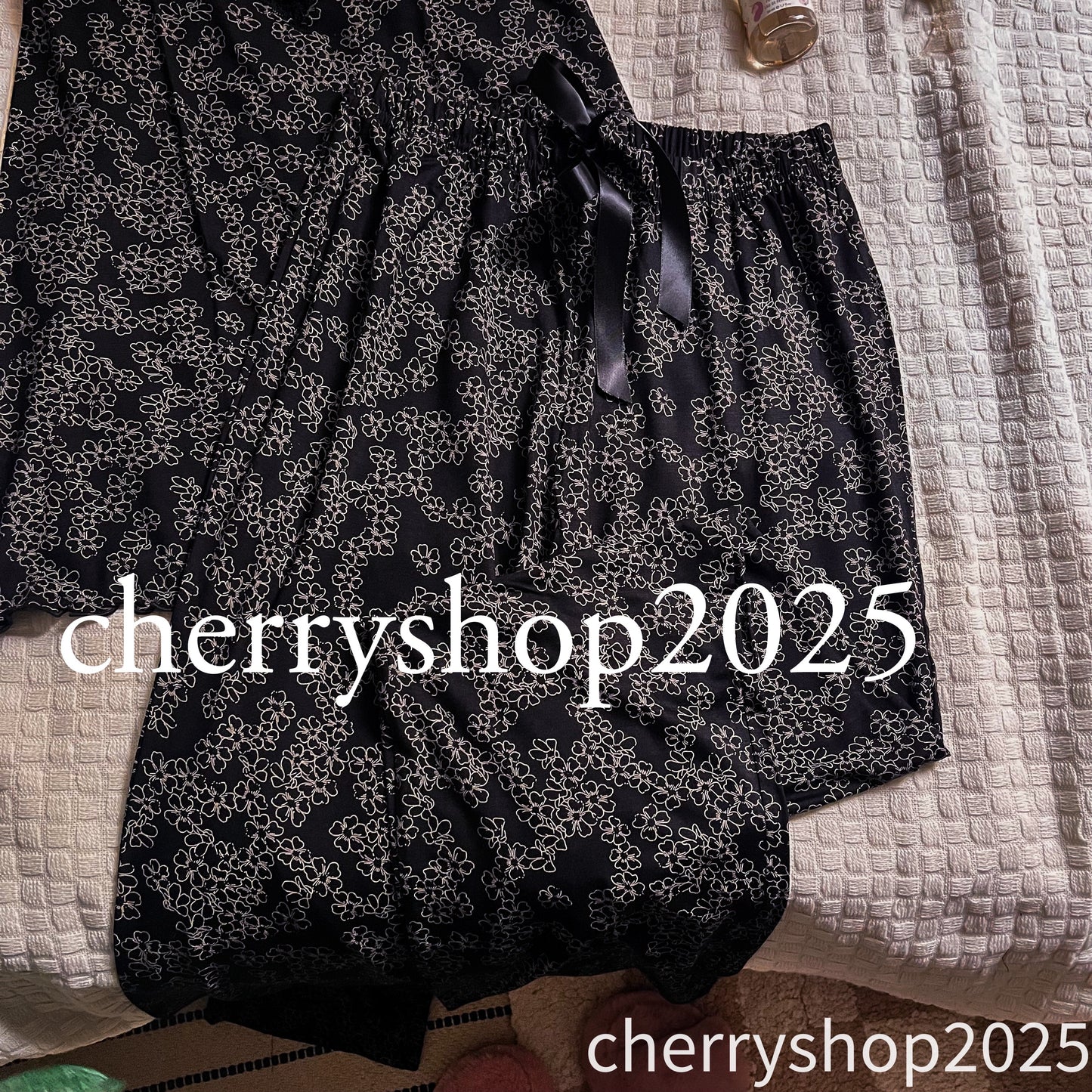 Black Flowers Pj