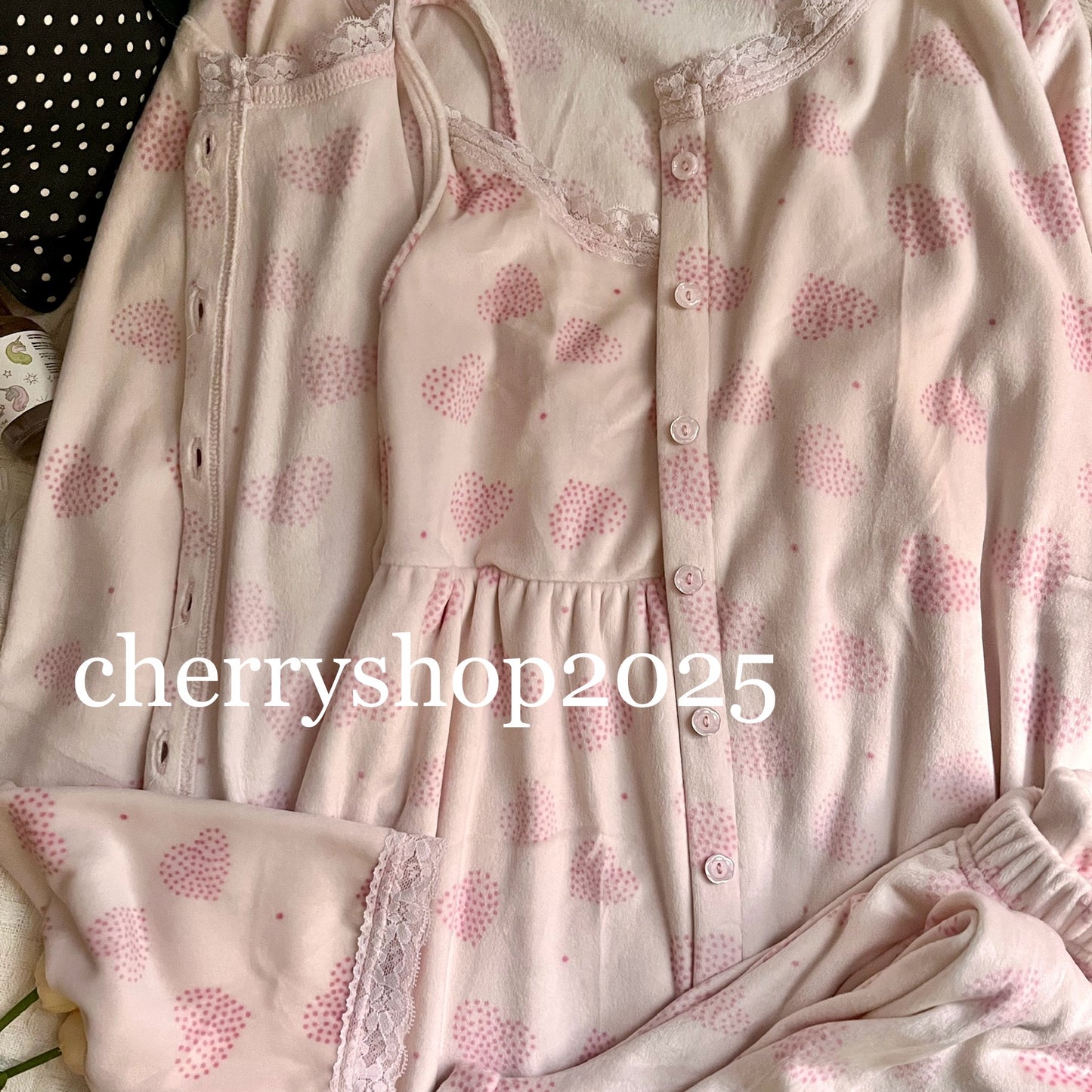 Barbie set pj - Light Rose