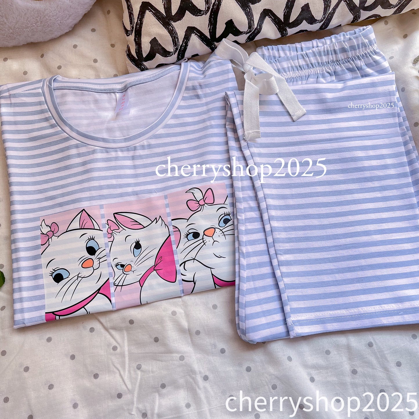 MARIE PJ بيجامة نص كم