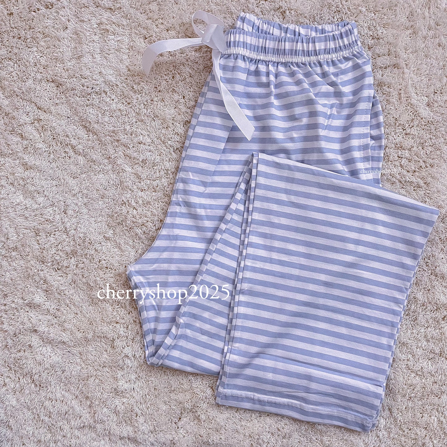 بنطلون قطن Blue Stripped