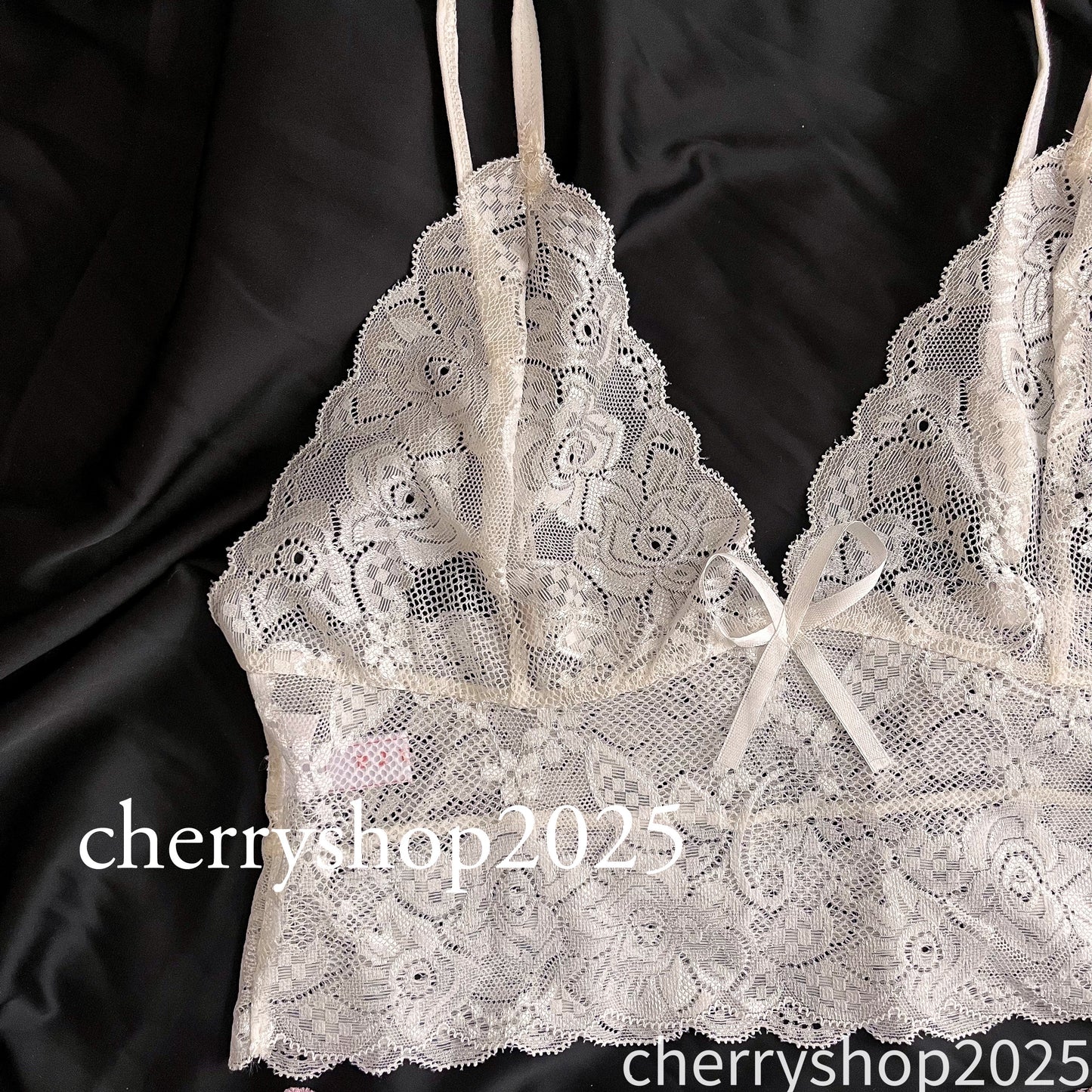 Pink Velvet Lace Set