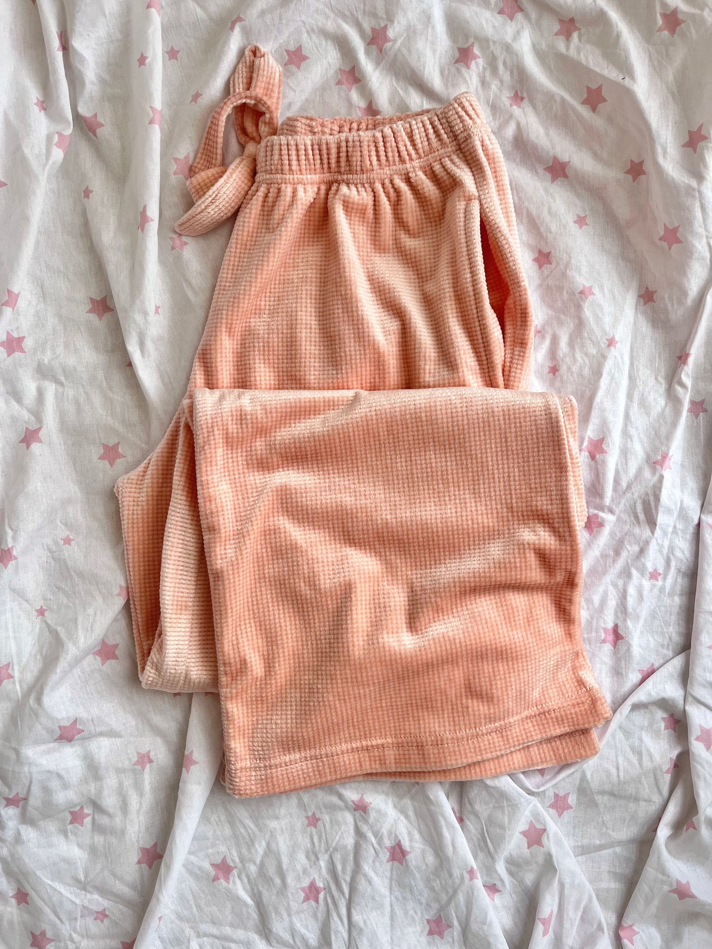 بنطلون قطيفة بجيب Wide leg