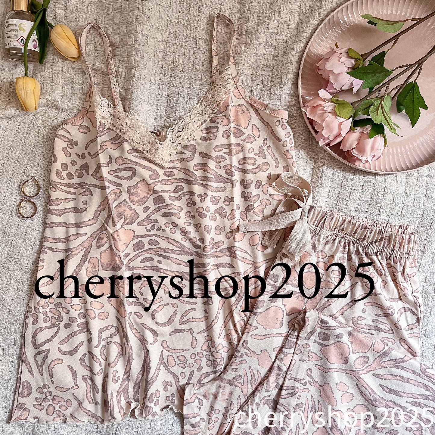 Biege Leopard Pj