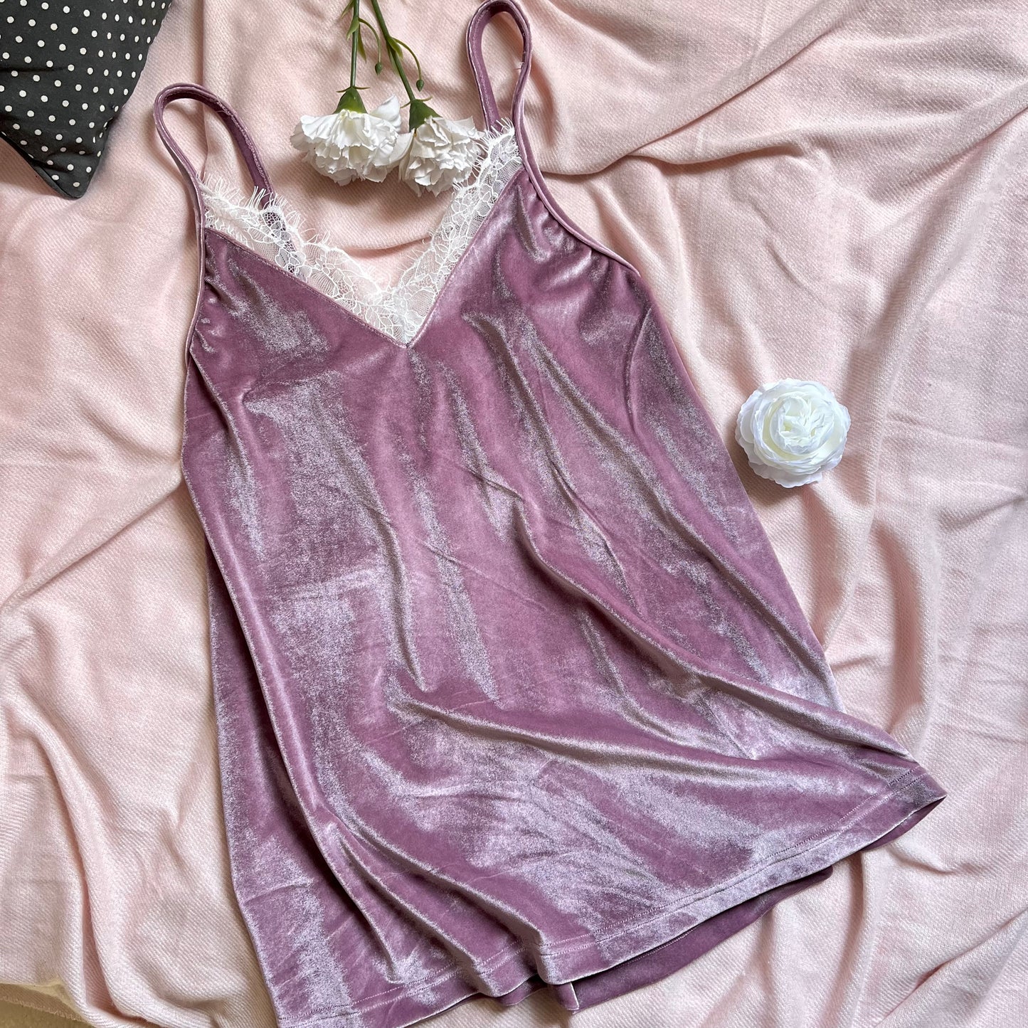 pink Velvet Top