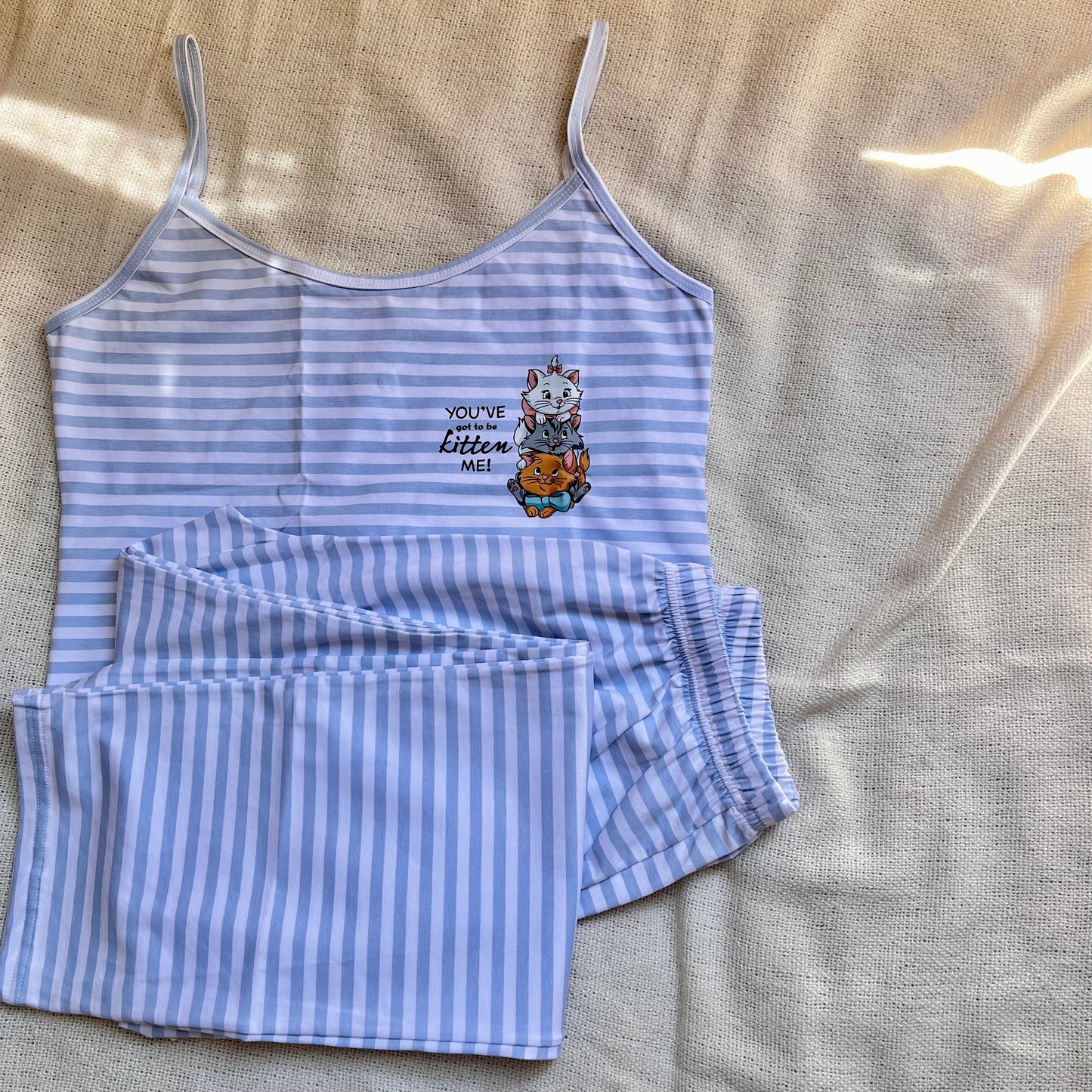 Kitten pants Pjبيجاما بنطلون و حمالة