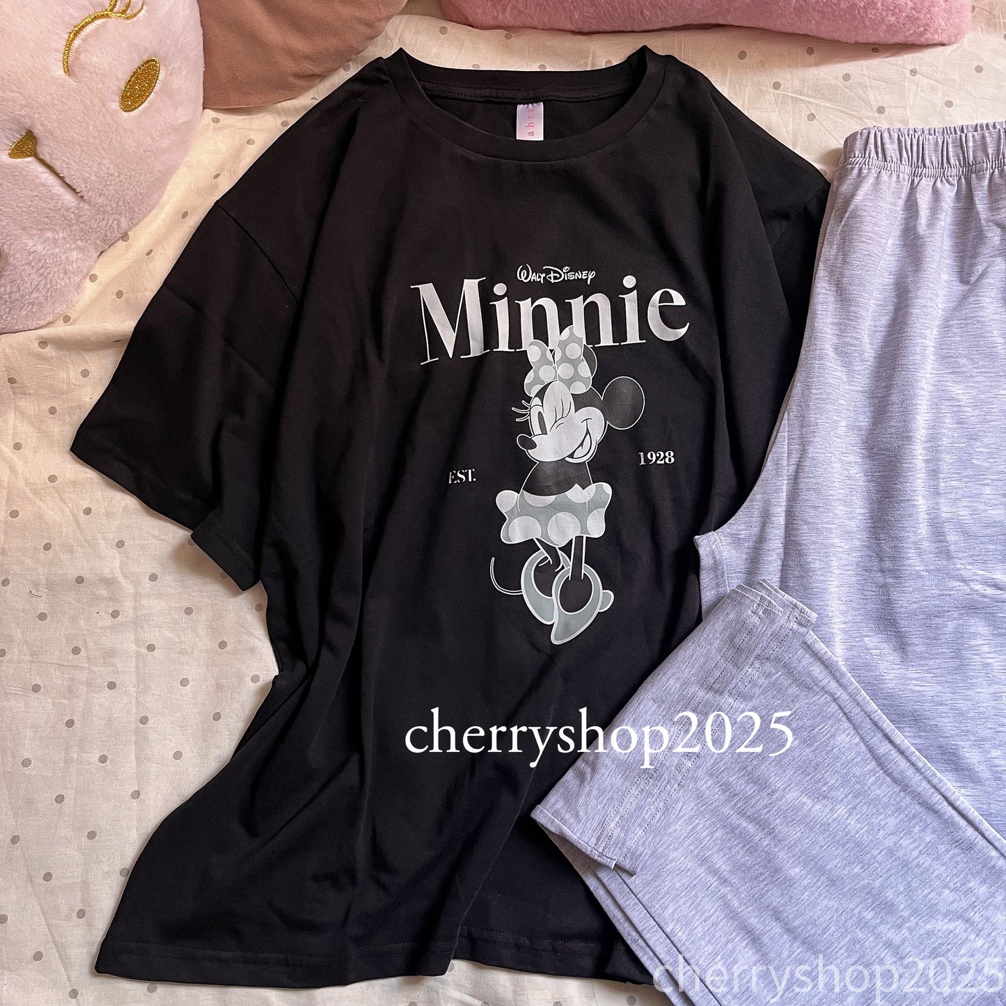 Oversize Minnie Mouse T-Shirt Pajamas