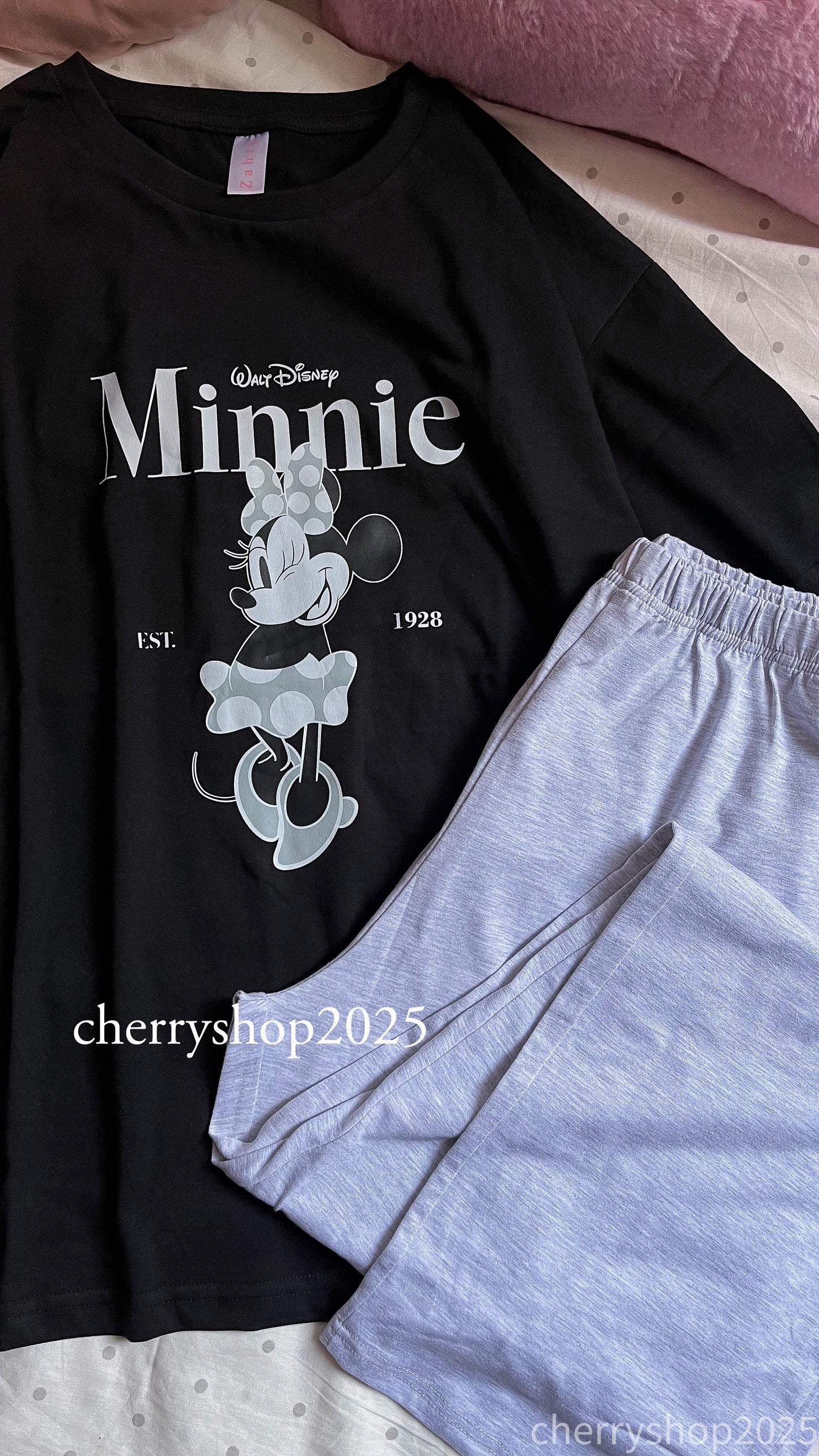 Oversize Minnie Mouse T-Shirt Pajamas