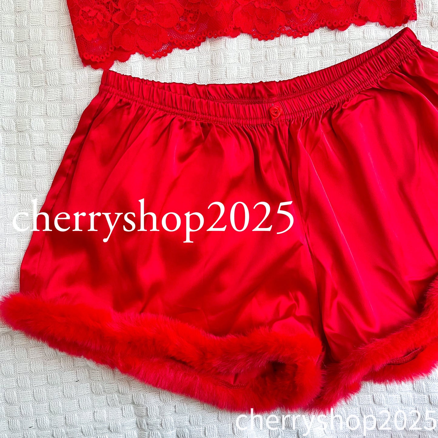 Red Satin Set