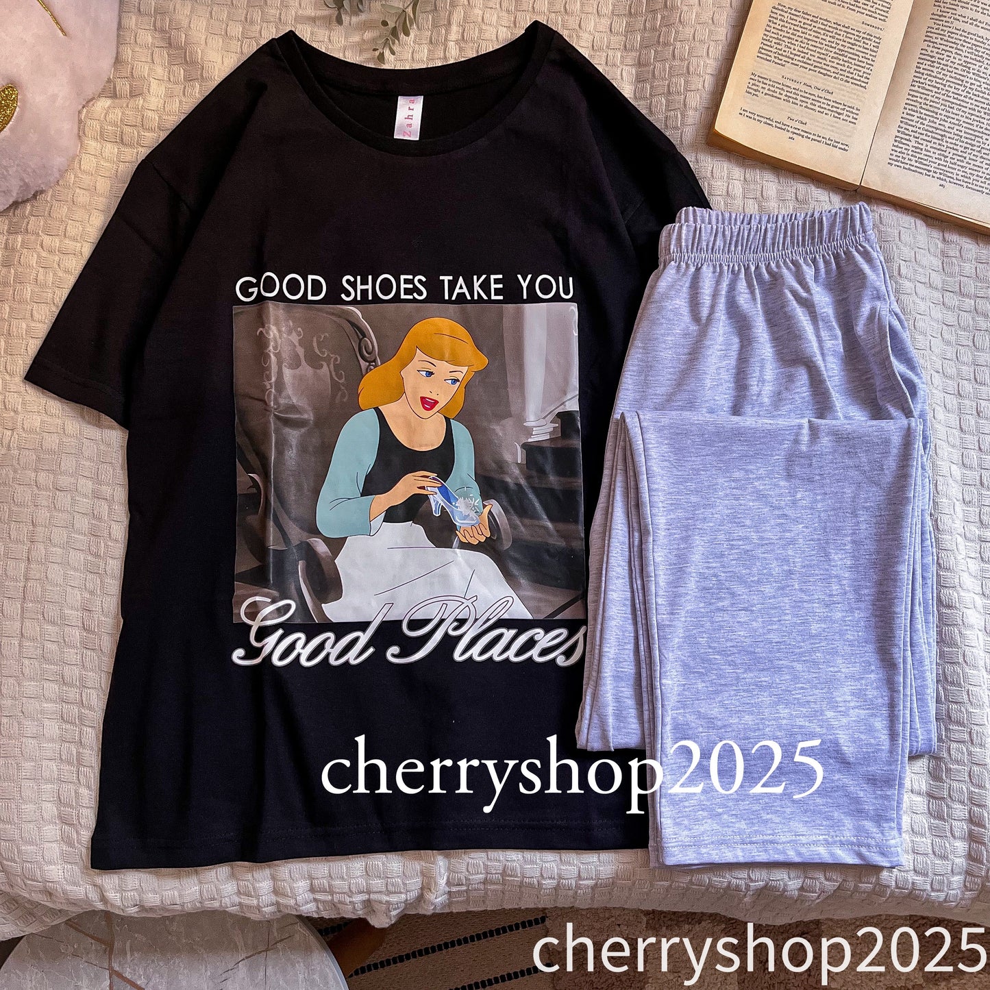 Cinderella’s Shoes Pj بيجامة نص كم