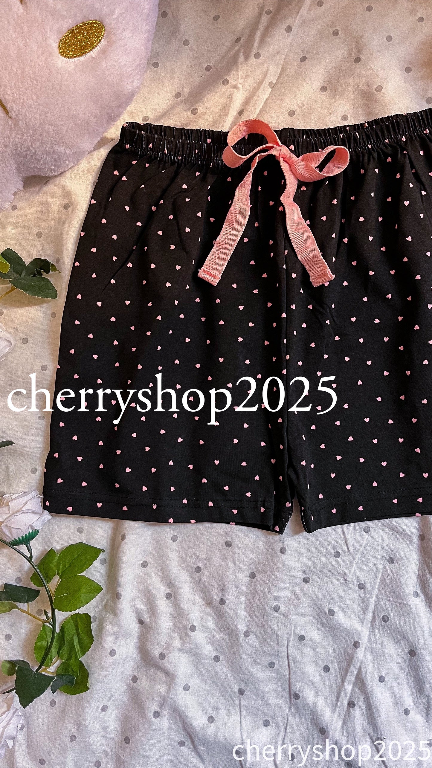 Black Hearts Shorts