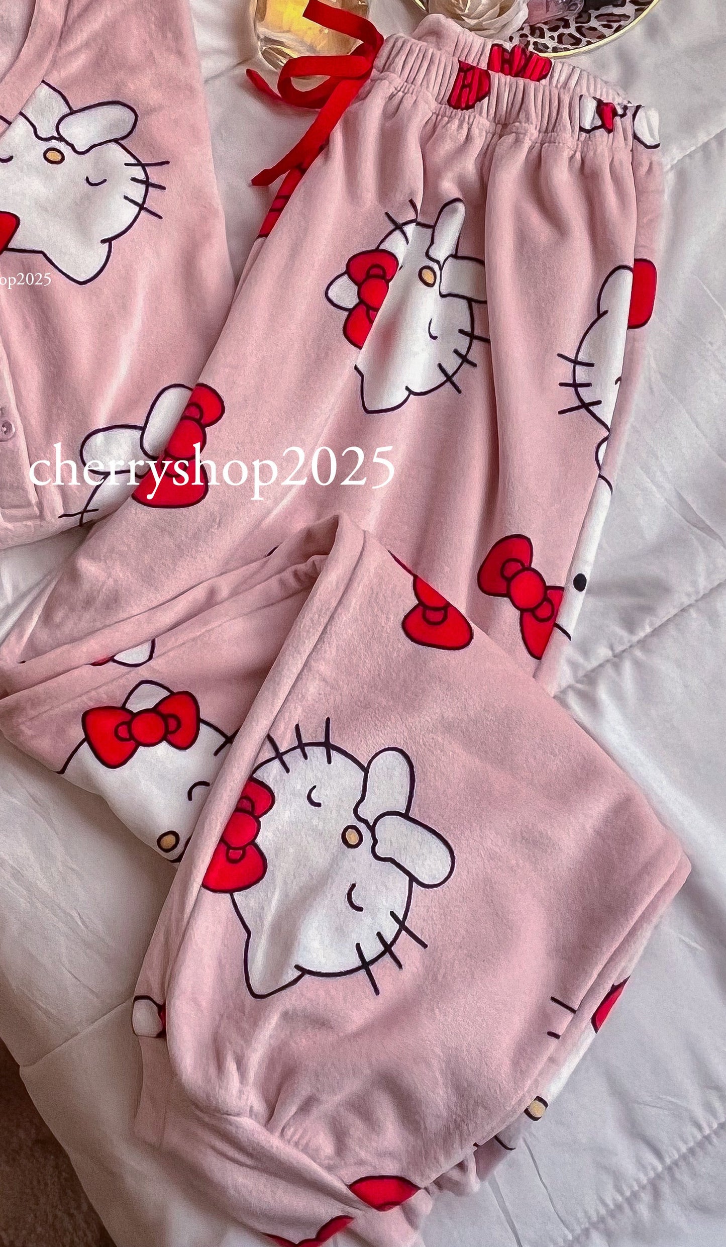 Kitty Pink PJ Pants