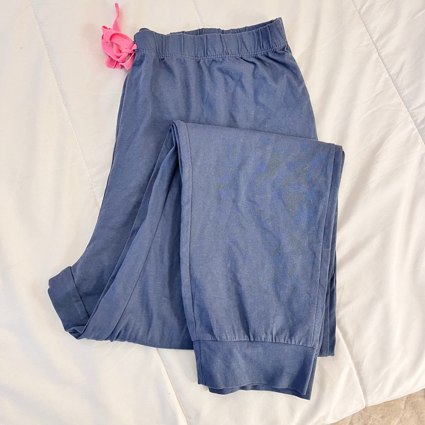 Cotton Blue Pants