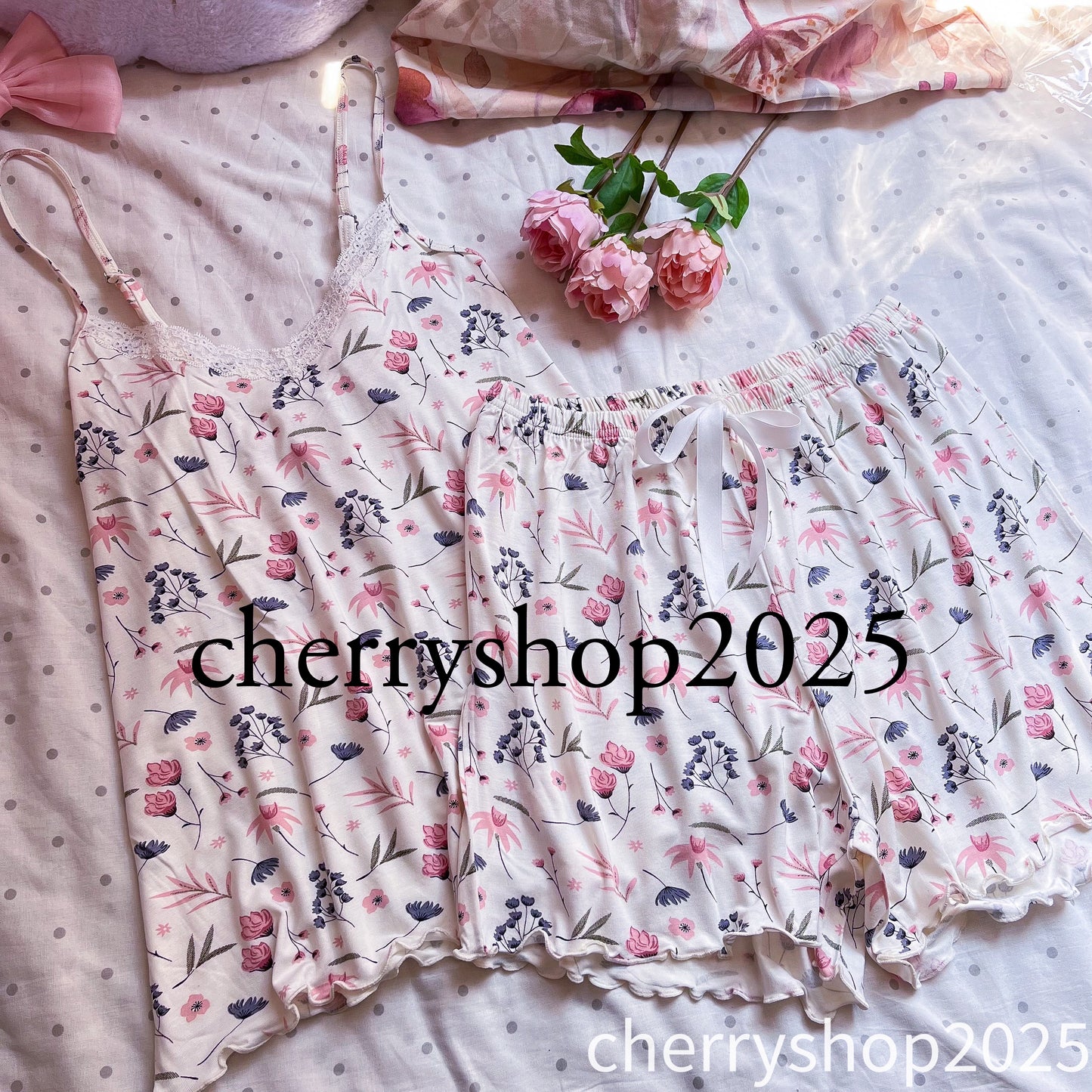 White Flowers Set