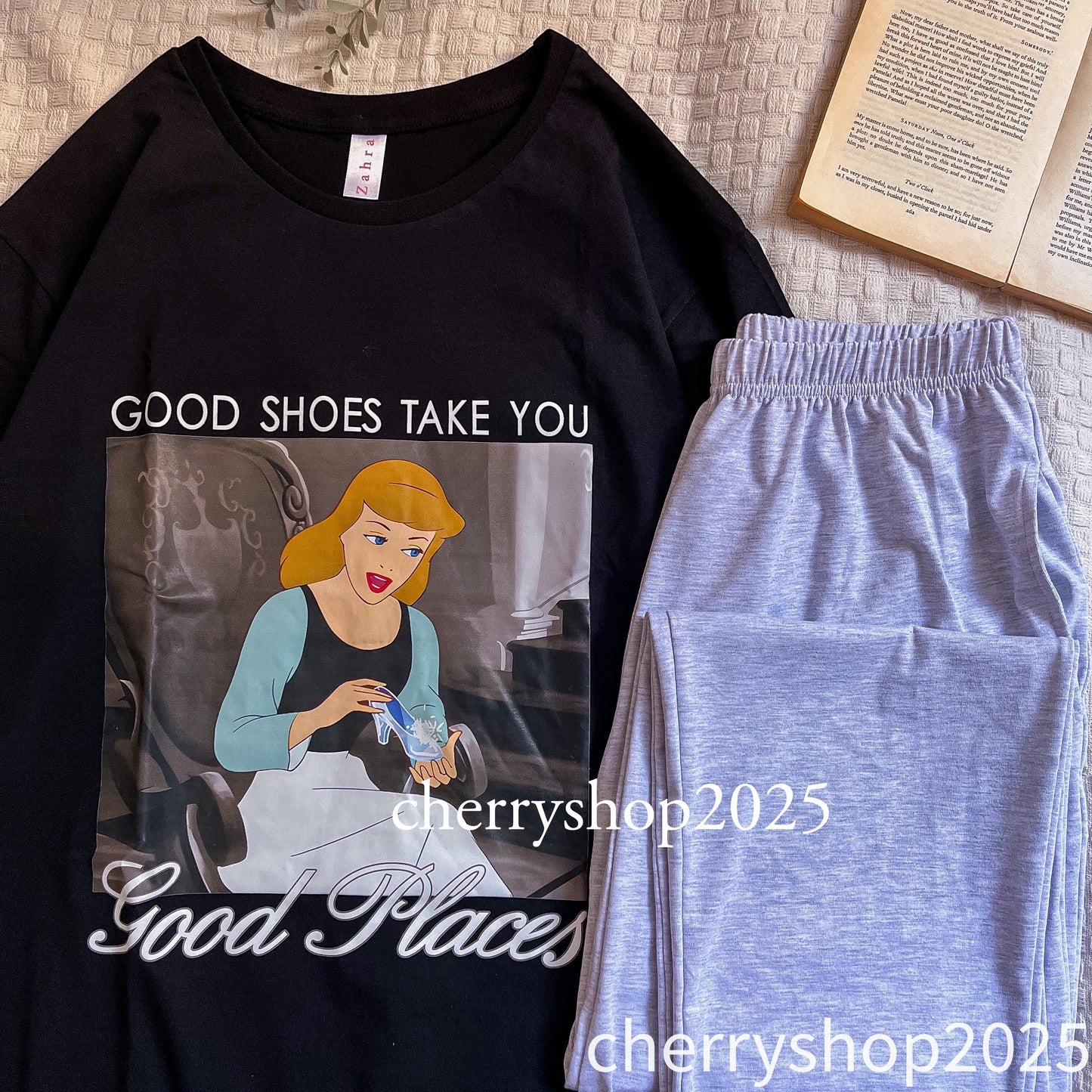 Cinderella’s Shoes Pj بيجامة نص كم