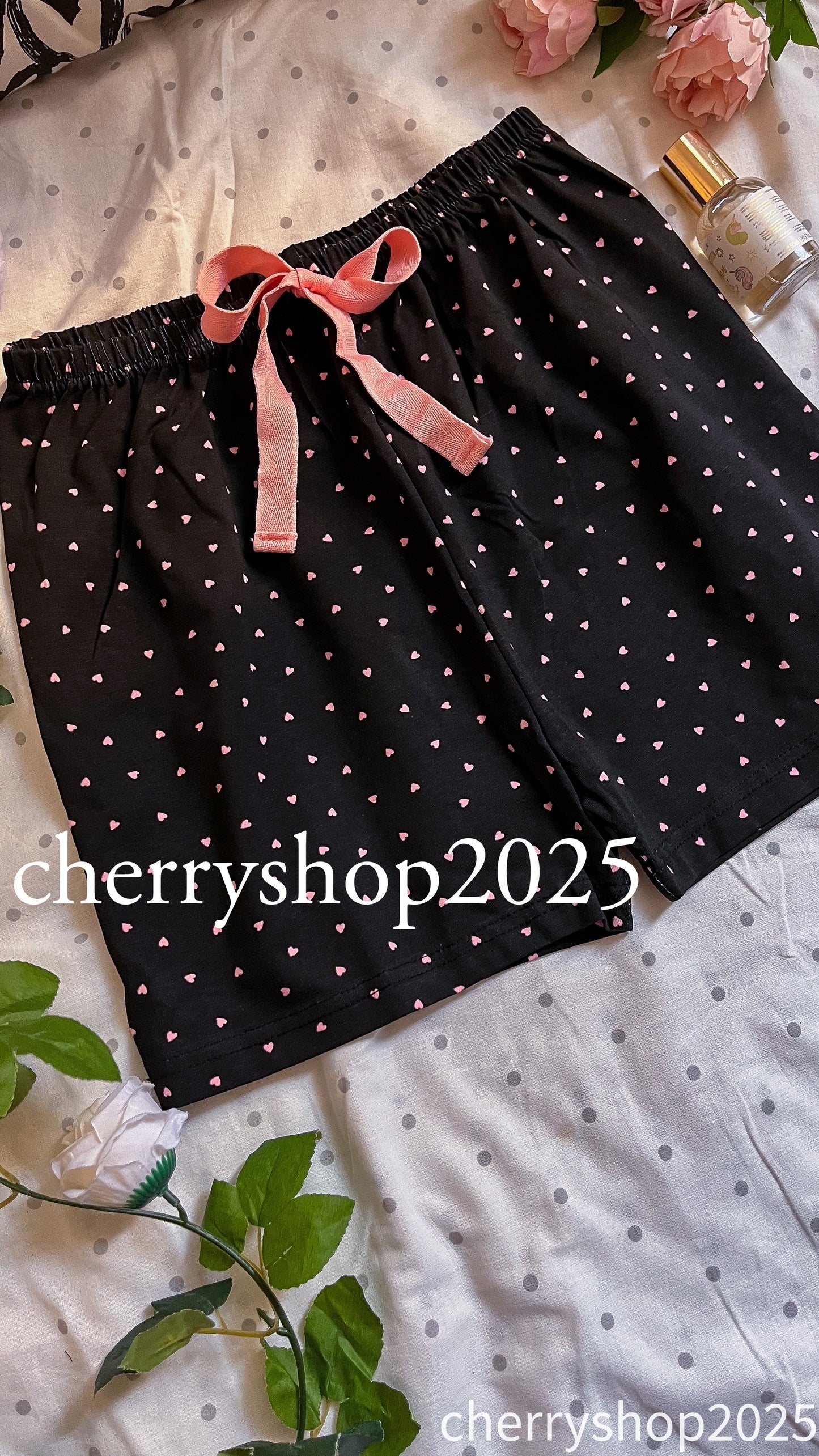 Black Hearts Shorts
