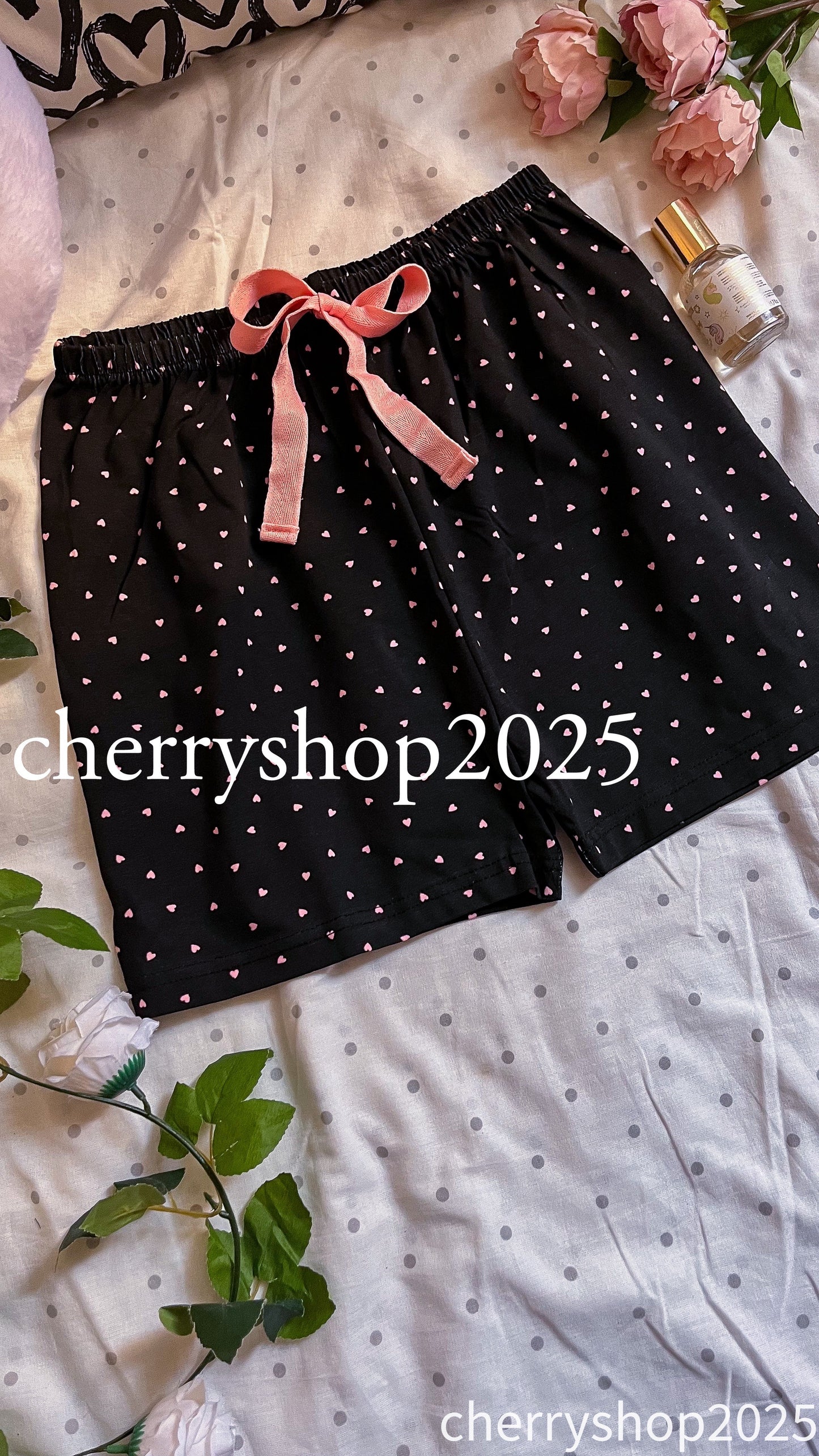 Black Hearts Shorts