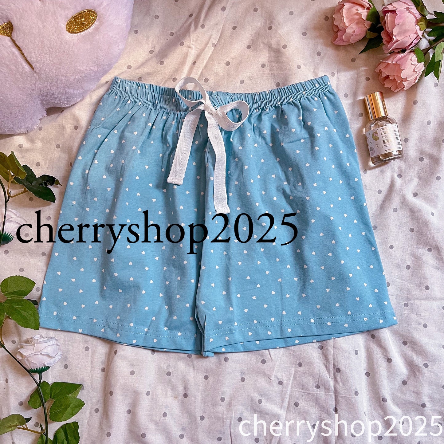 Blue Hearts Shorts