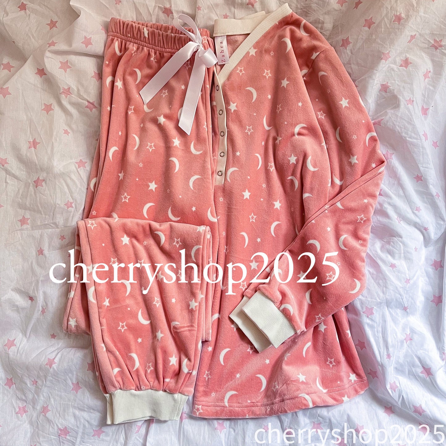 Star & Moon Pink pjs