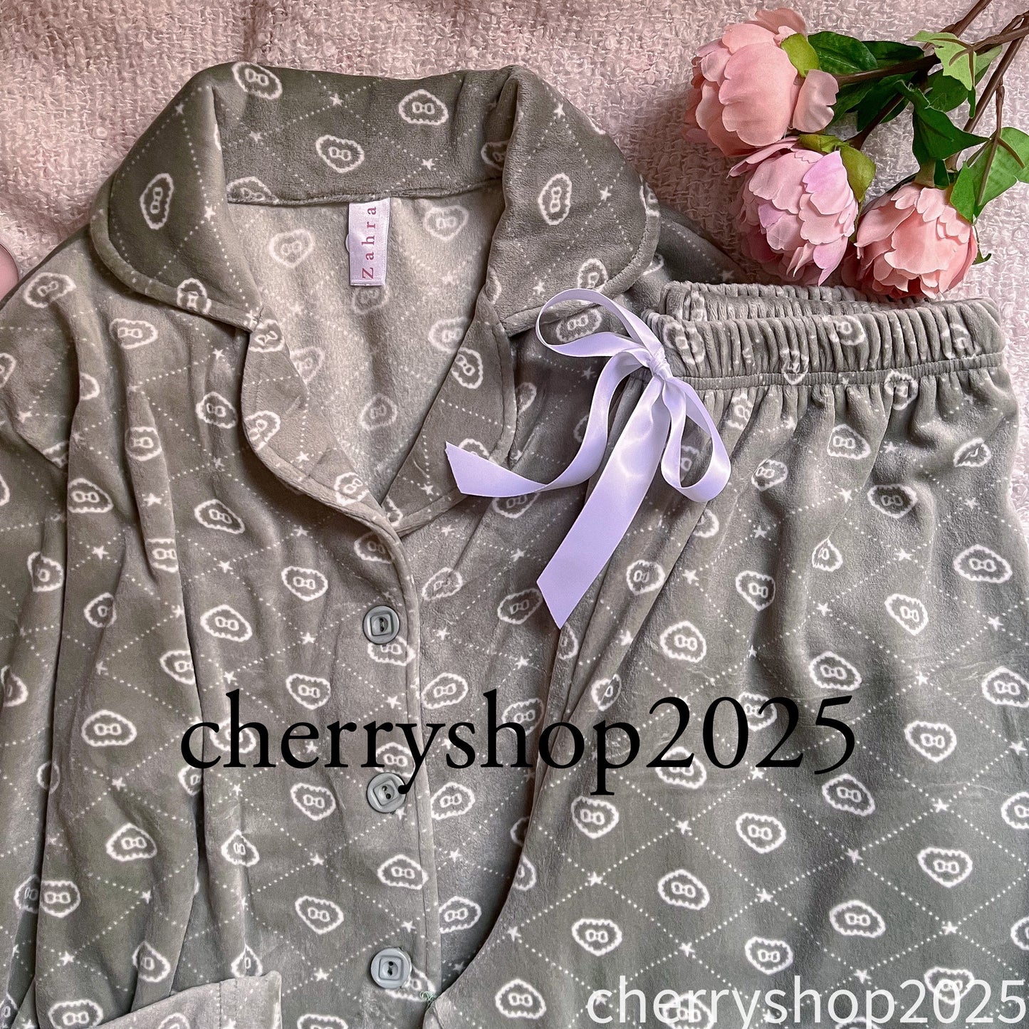 Olive Bow Pjs