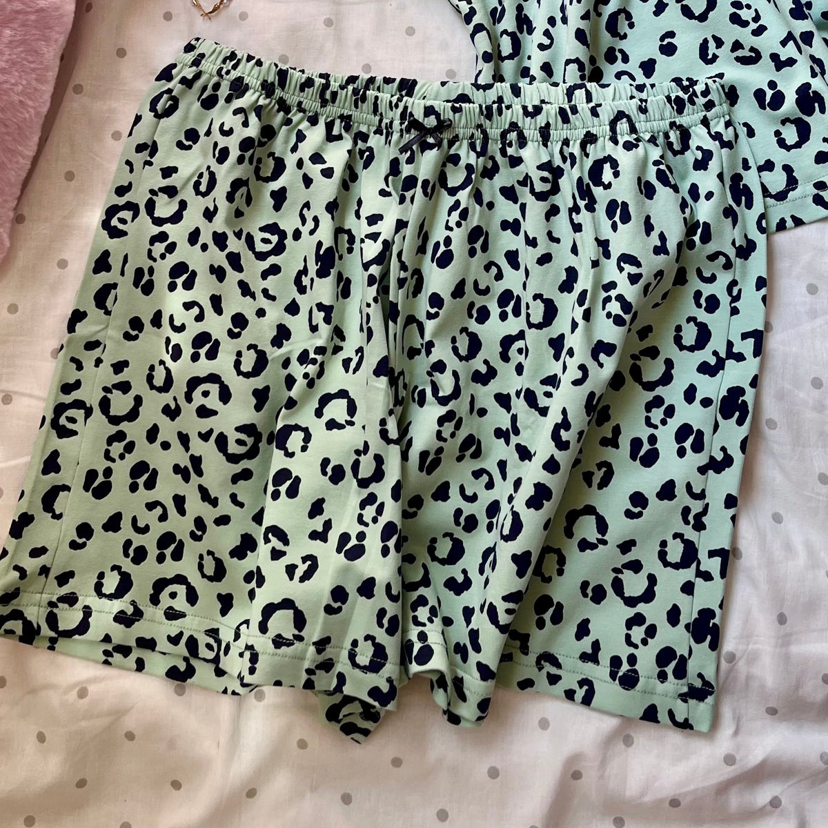 Green Leopard Short Pj