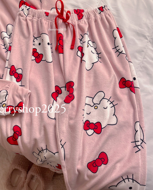 Kitty Pink PJ Pants