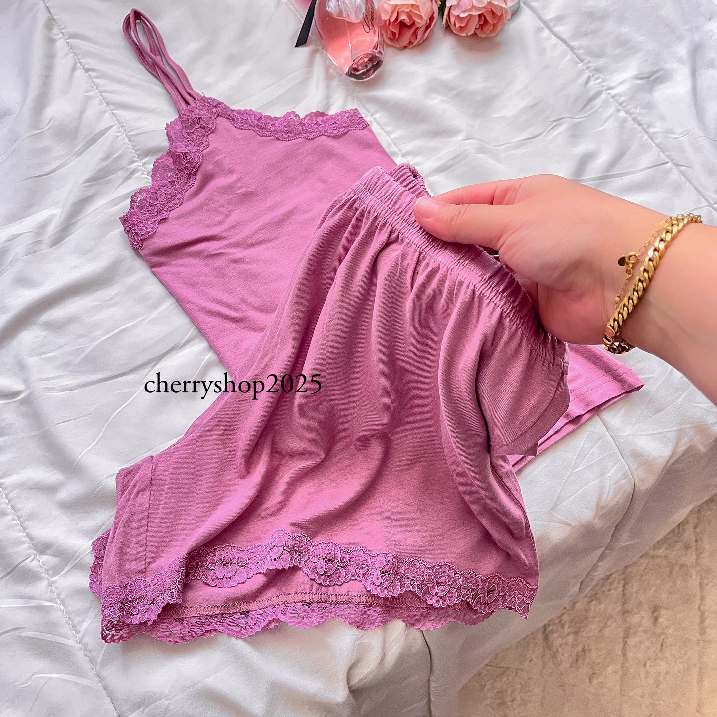 Pink Short Set