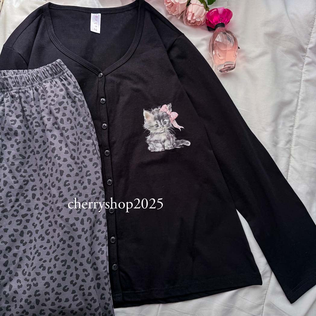Fuchsia jacket autumn pajamas