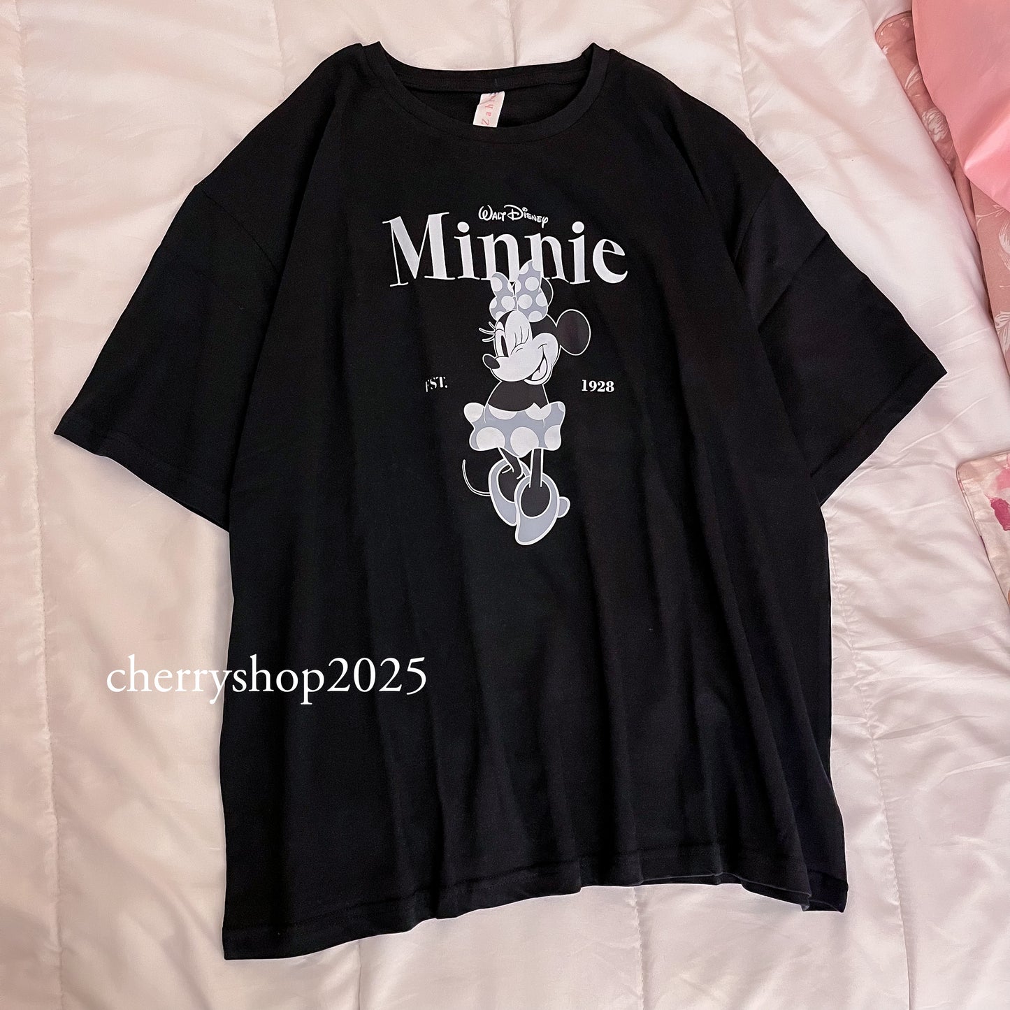 ‏Oversized تيشيرت نص كم Minnie Mouse